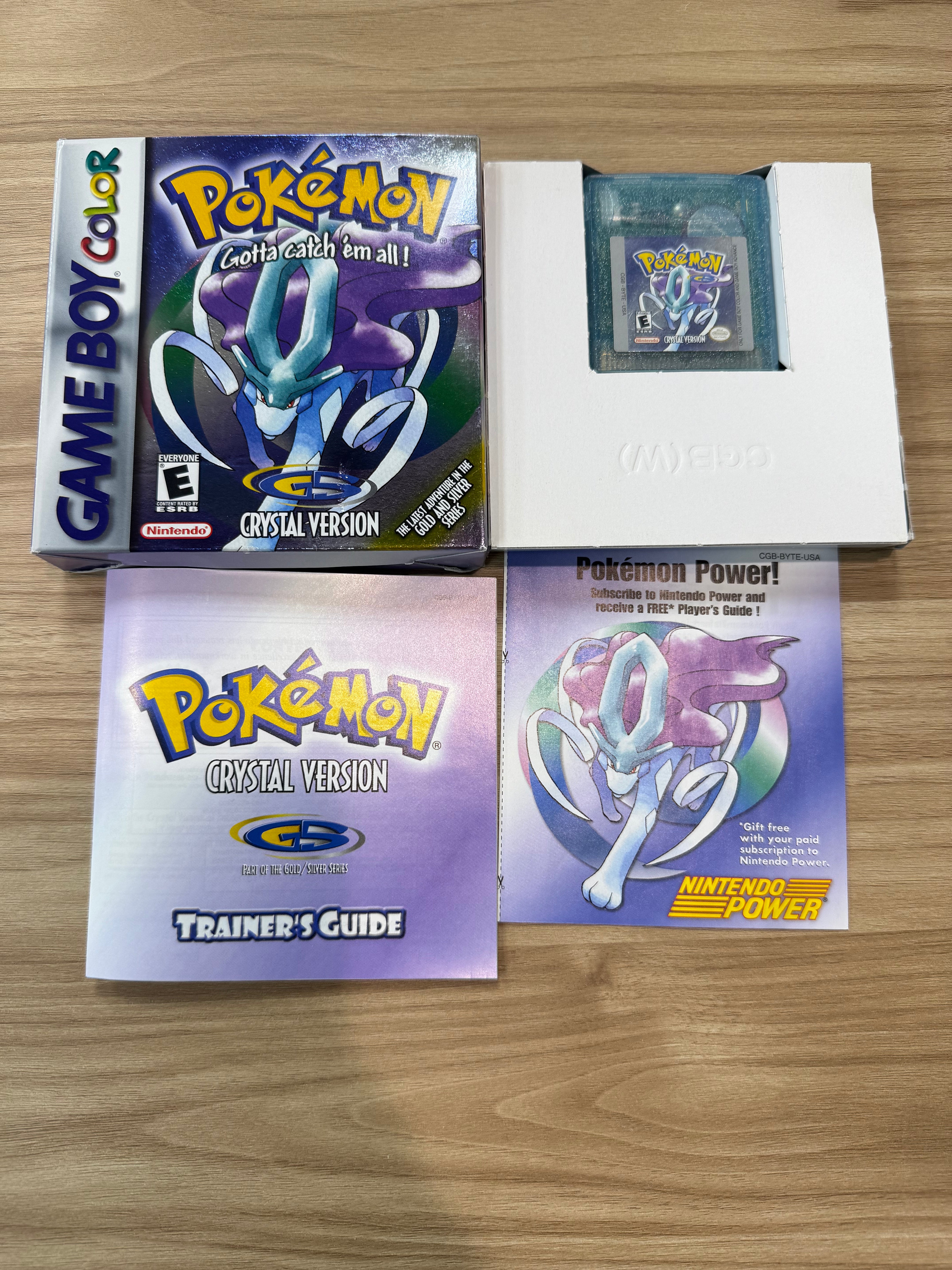 Pokemon Crystal - Nintendo Game Boy Color - B