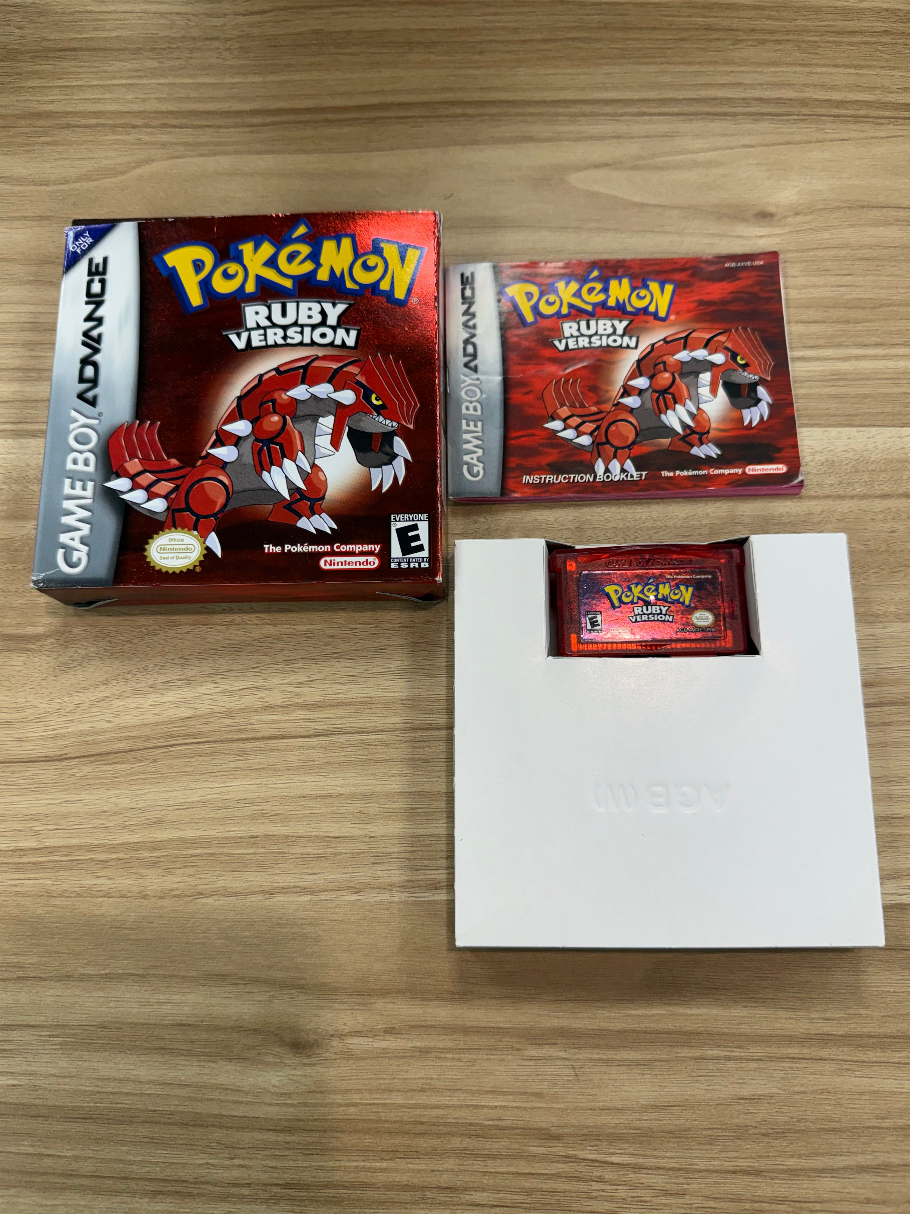 Pokemon Ruby: Complete - Nintendo Game Boy Advance-A