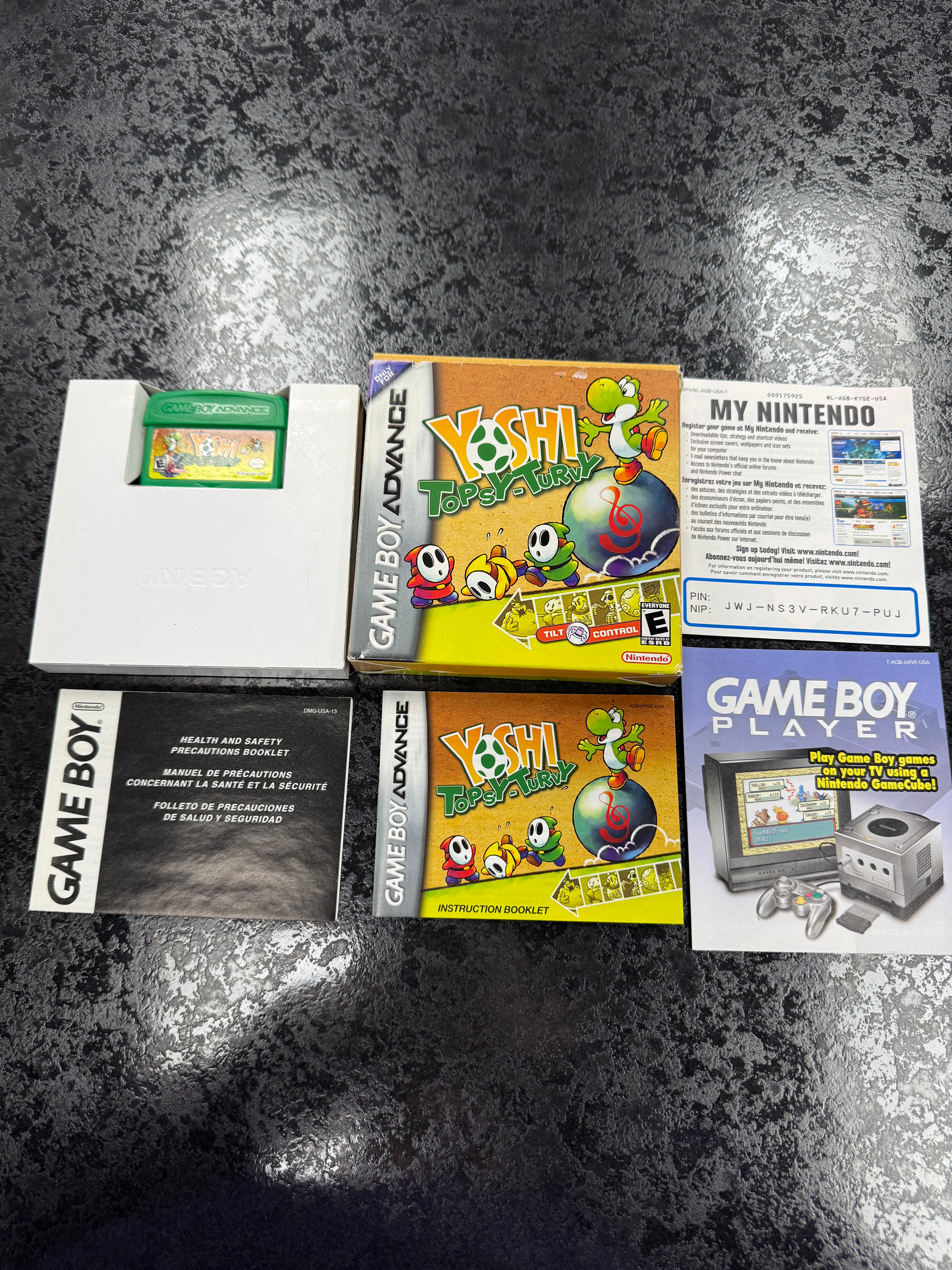 Yoshi Topsy Turvy - Nintendo Game Boy Advance