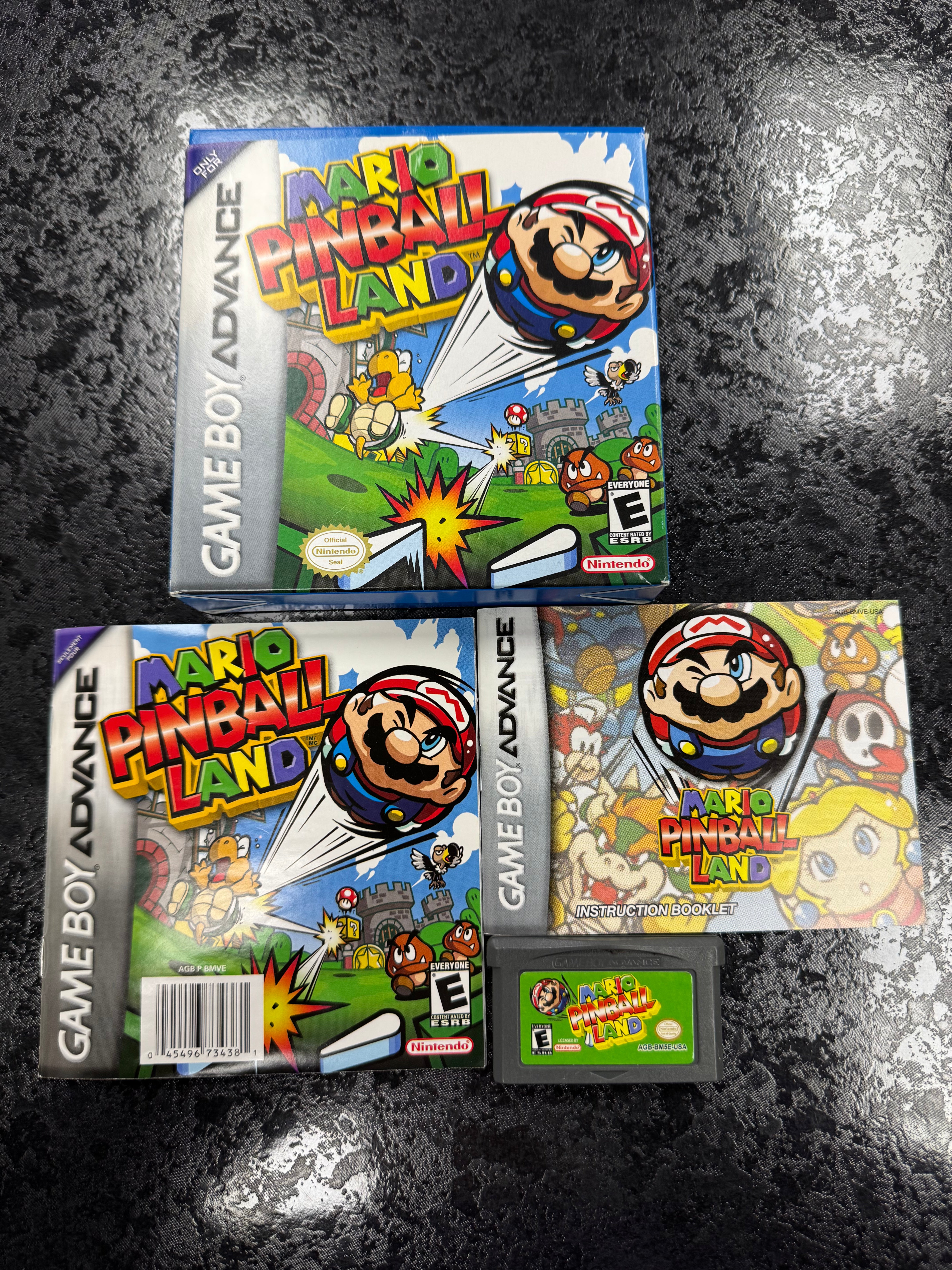 Mario Pinball Land - Nintendo Game Boy Advance