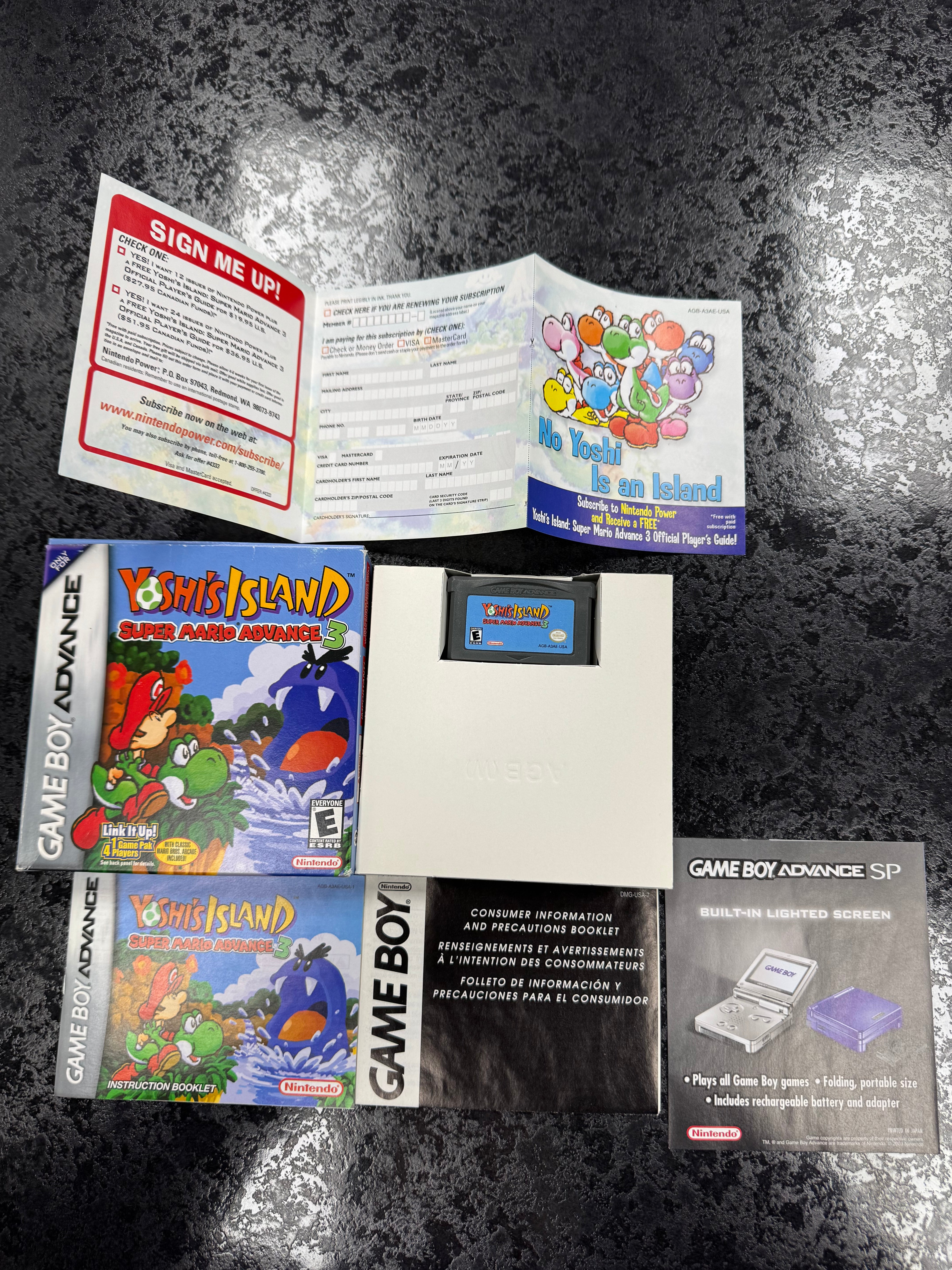 Super Mario Advance 3 Yoshi's Island - Nintendo Game Boy Advance