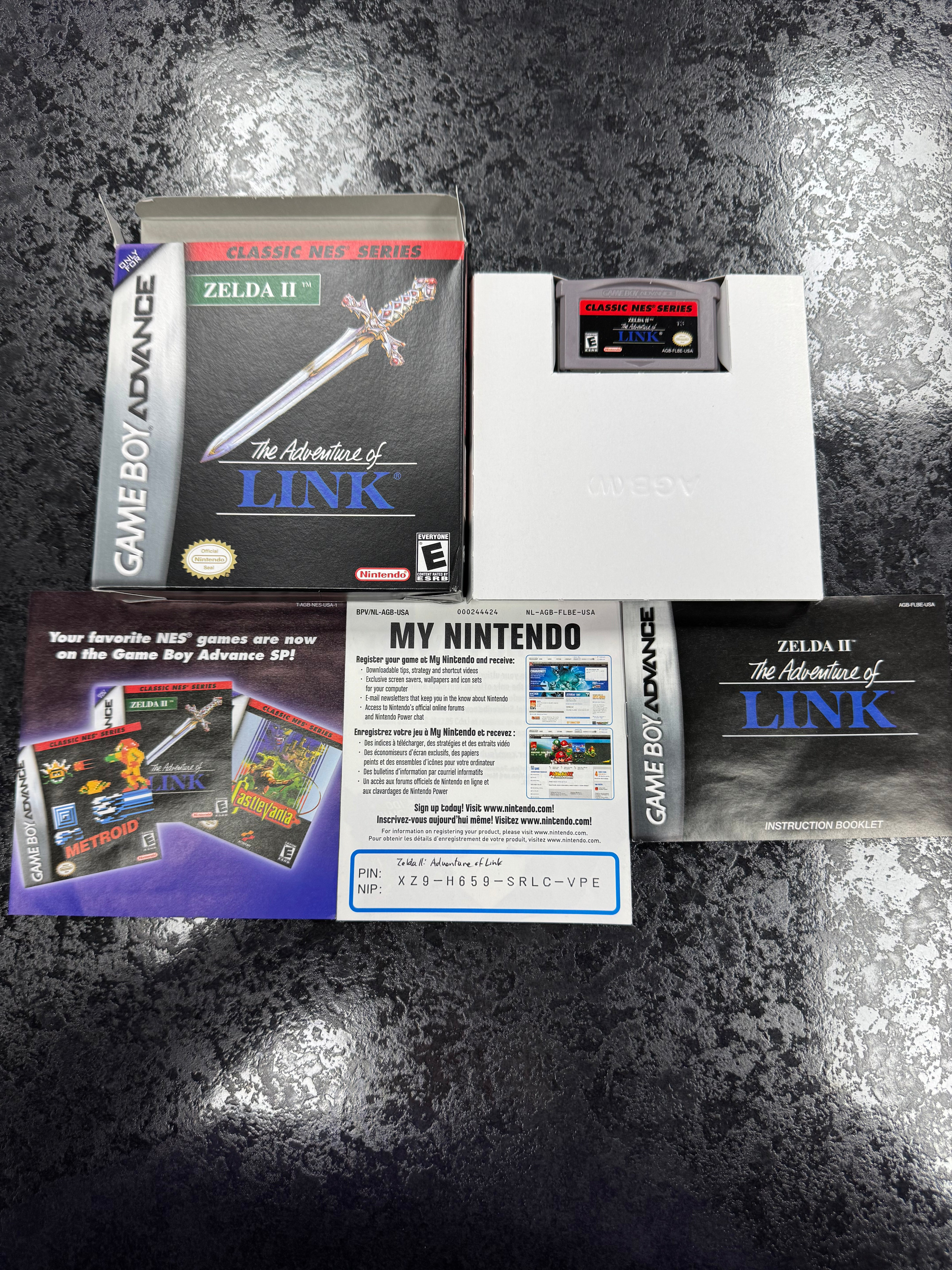 The Legend of Zelda II The Adventure of Link Classic NES Series - Nintendo Game Boy Advance