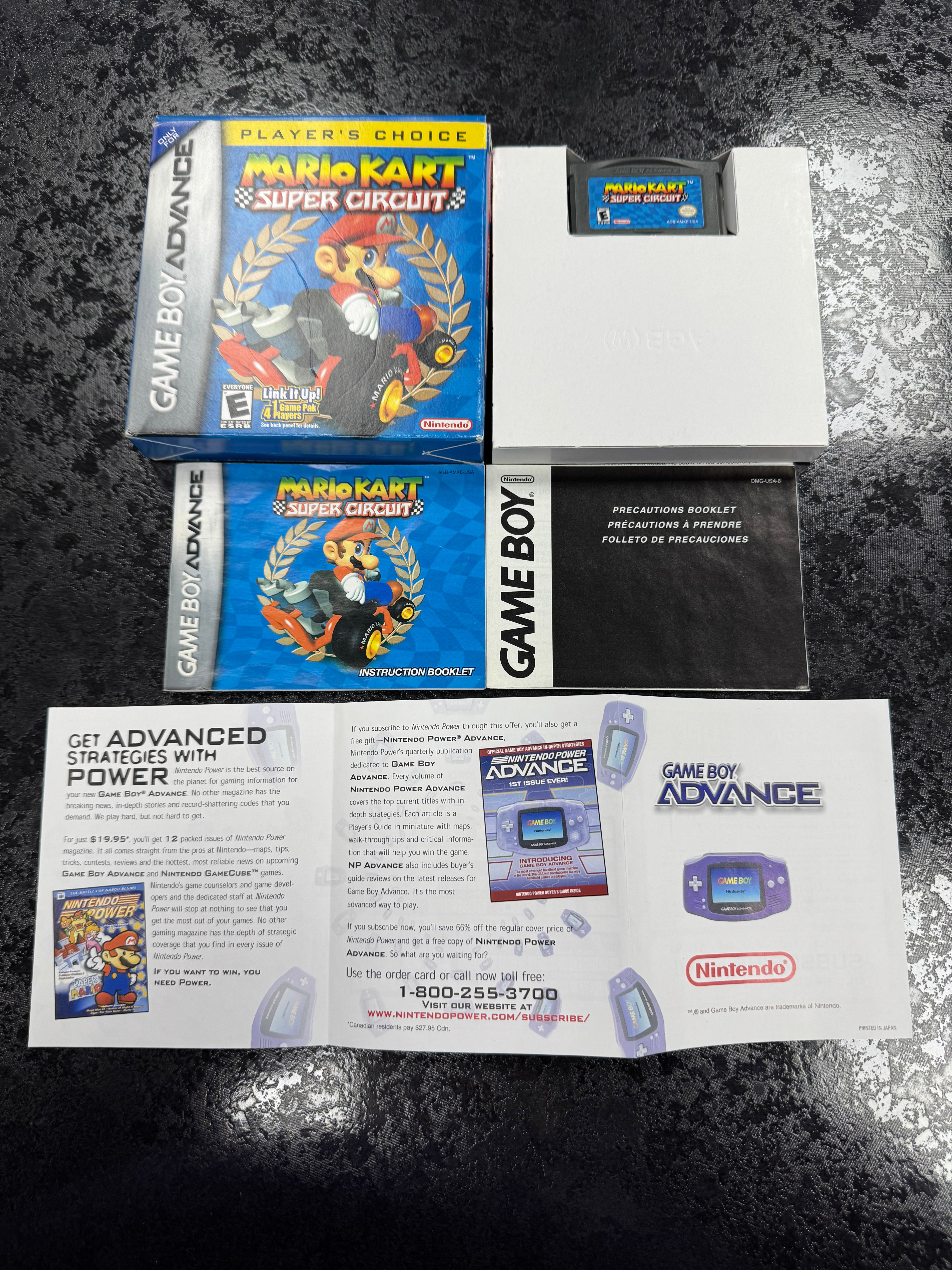 Mario Kart Super Circuit - Nintendo Game Boy Advance