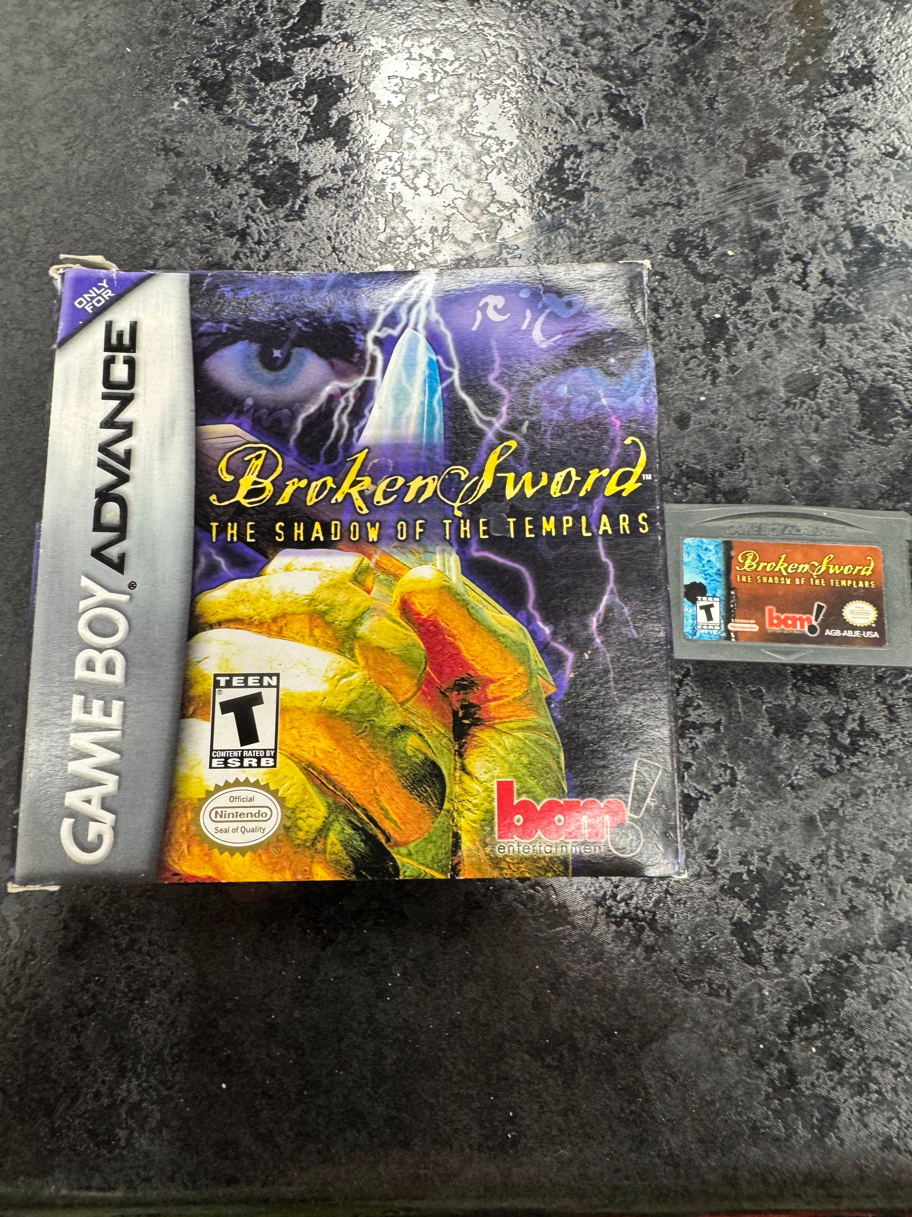 Broken Sword The Shadow of the Templars - Nintendo Game Boy Advance