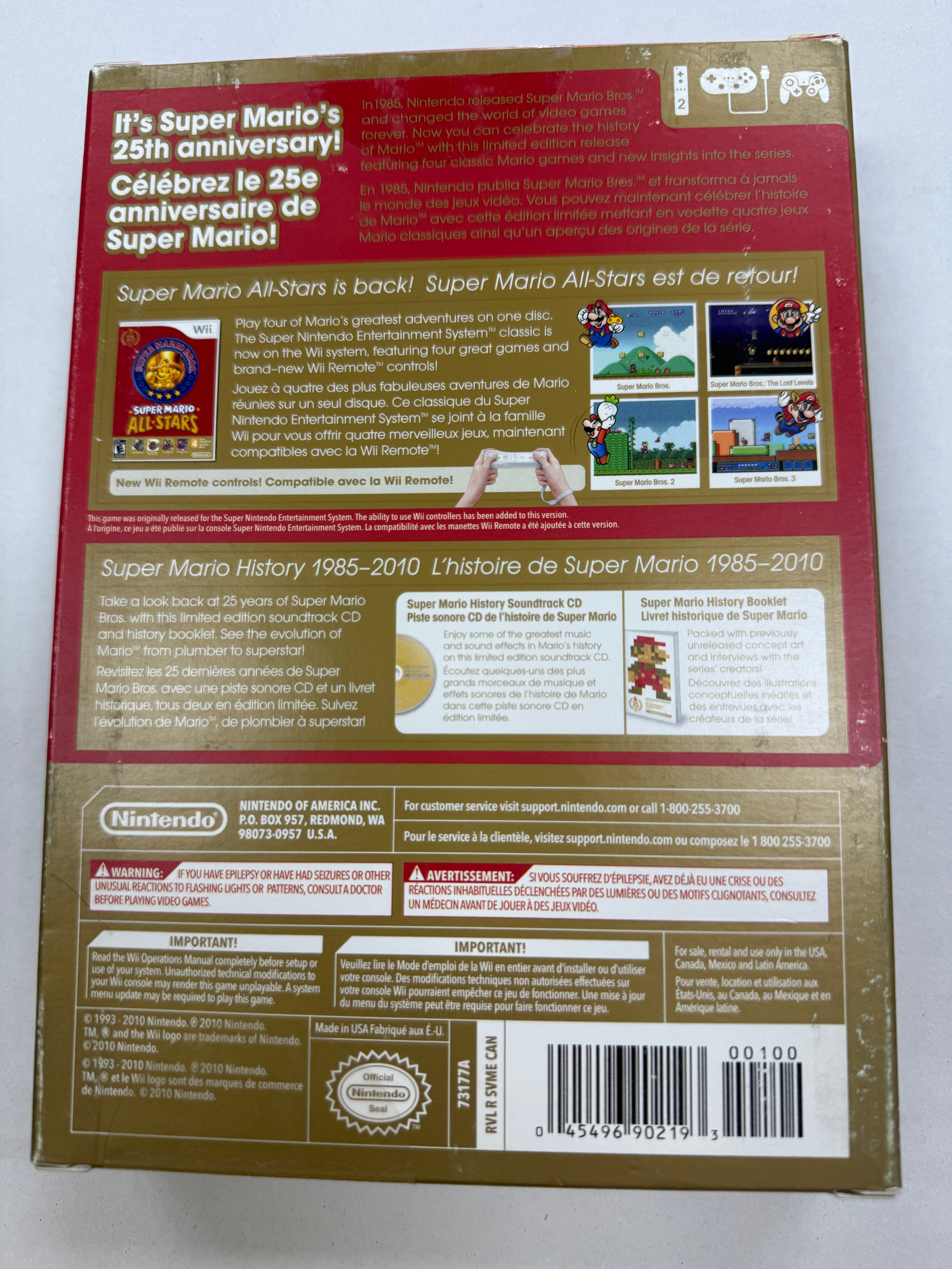 Super Mario All-Stars: Limited Edition - Nintendo Wii