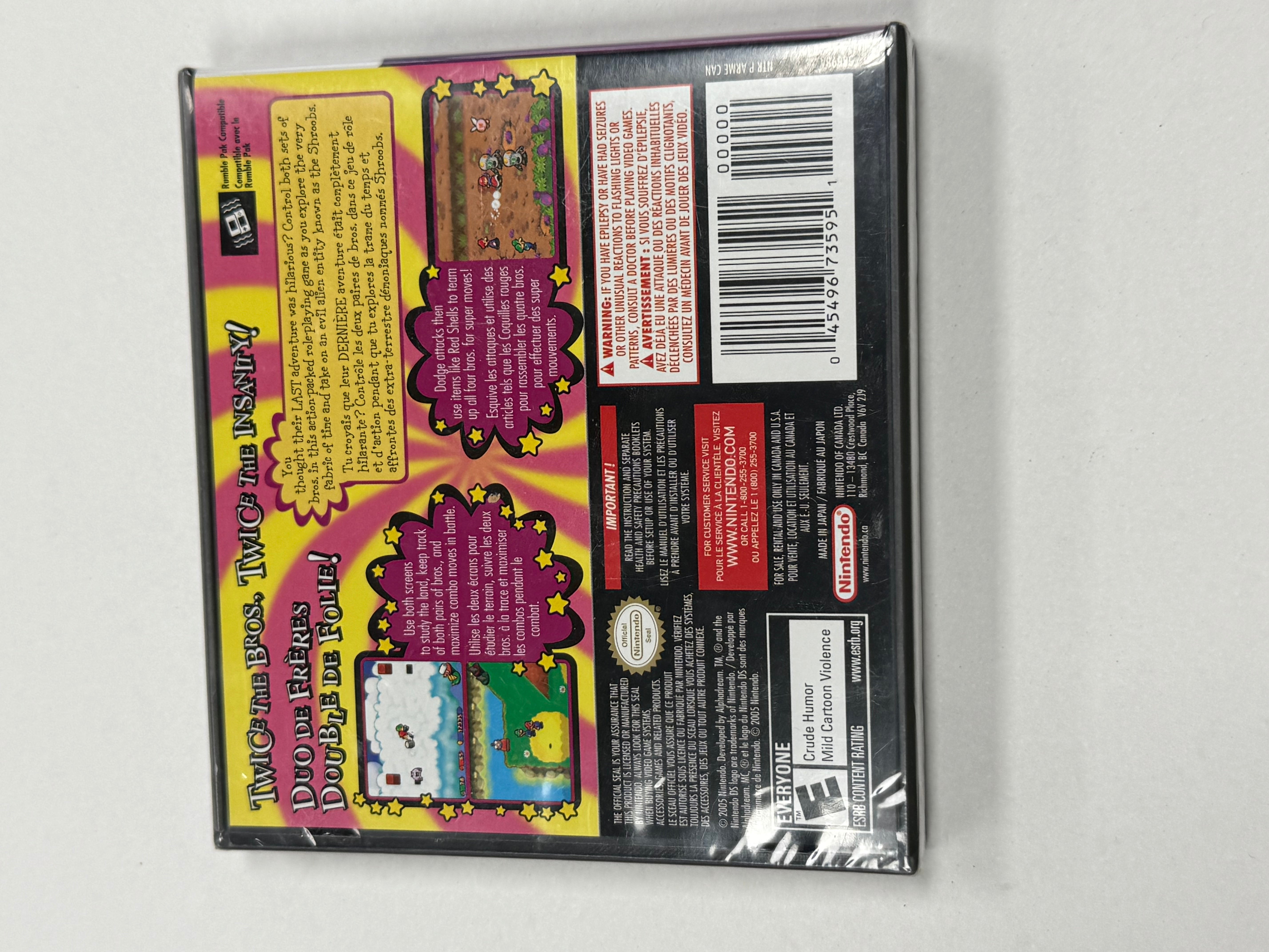 Mario and Luigi Partners in Time - Nintendo DS