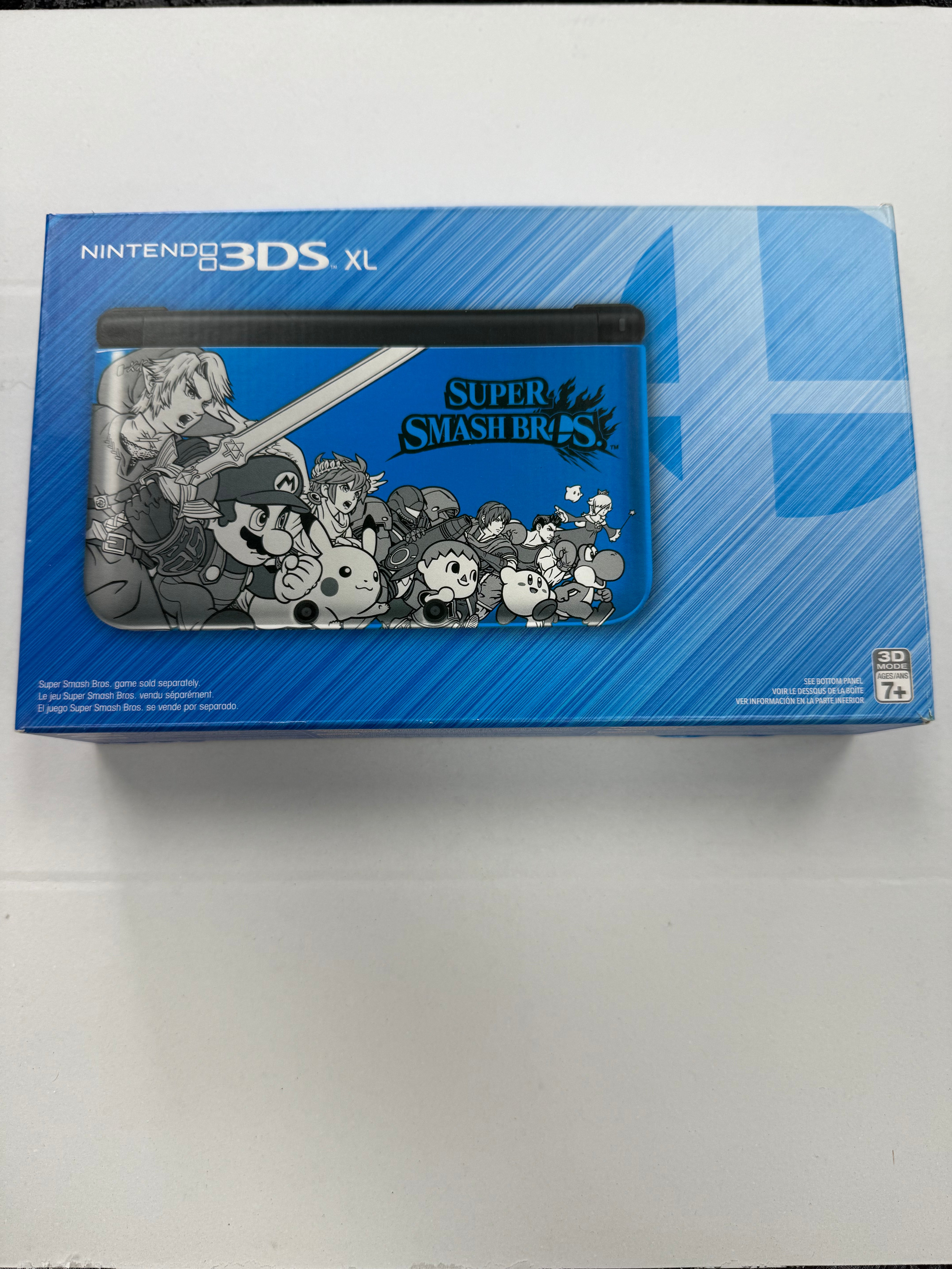 Nintendo 3DS XL Super Smash Bros. Blue Edition -Boxed Complete- NTSC