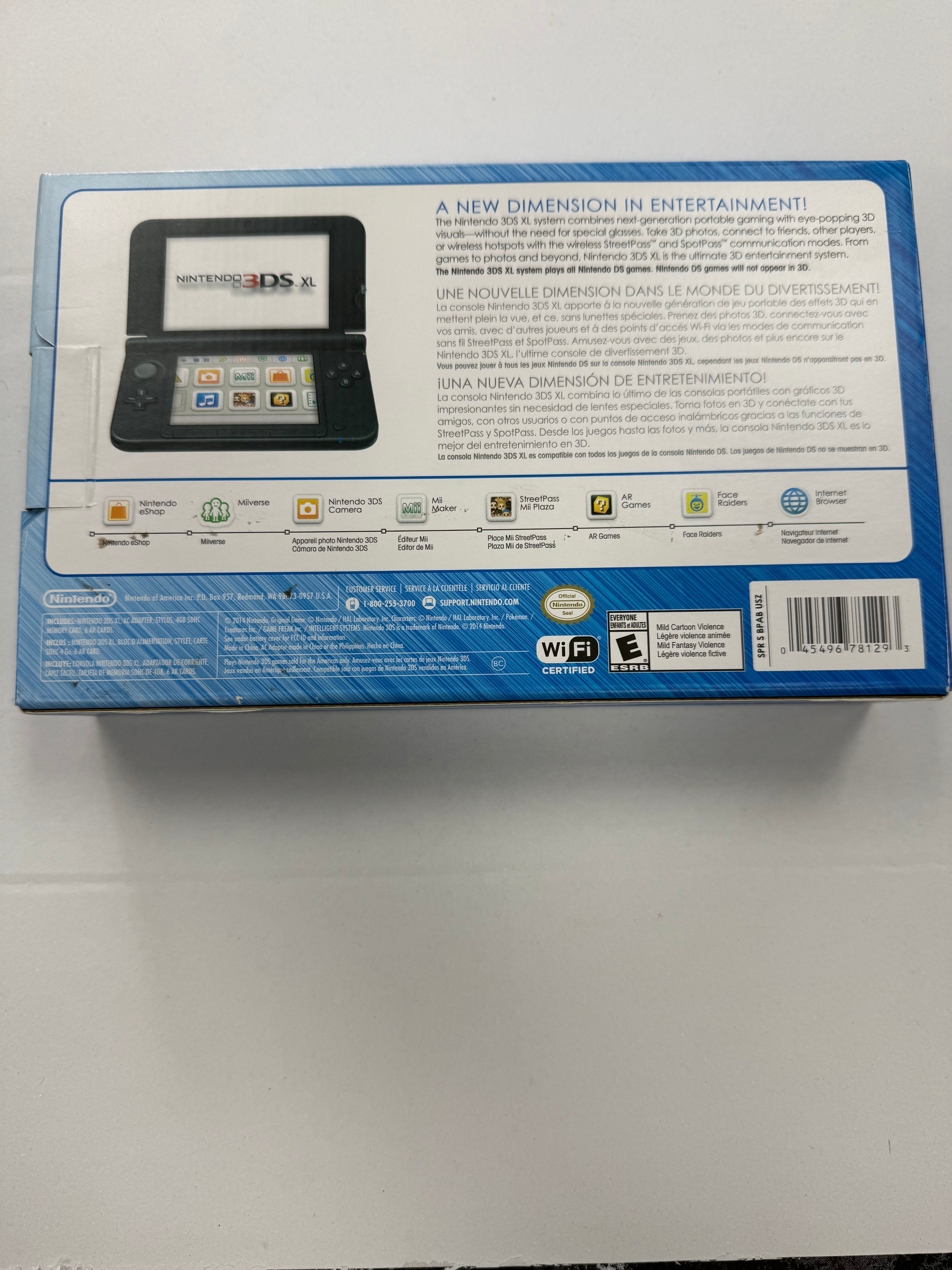 Nintendo 3DS XL Super Smash Bros. Blue Edition -Boxed Complete- NTSC