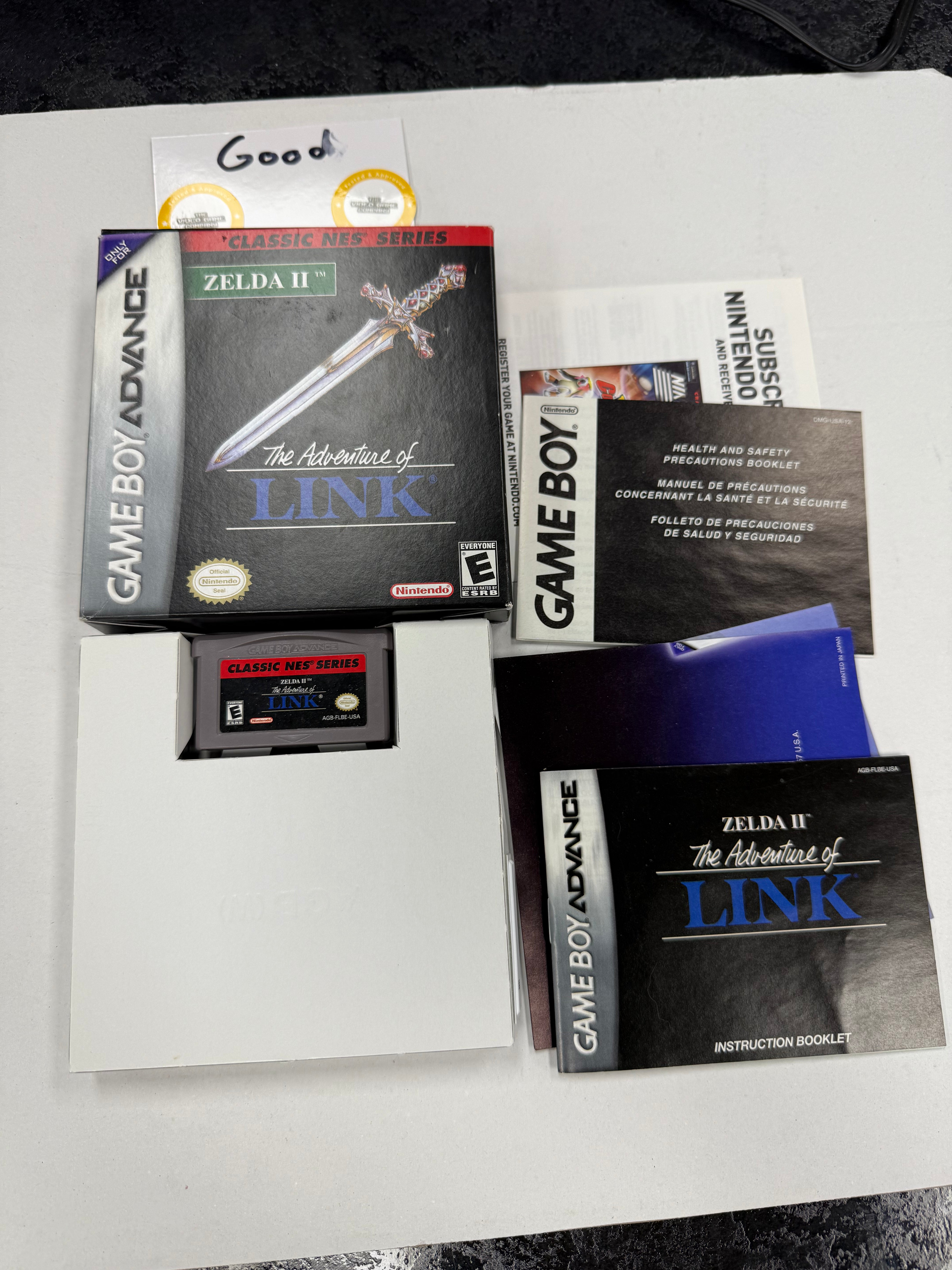 The Legend of Zelda II The Adventure of Link Classic NES Series - Nintendo Game Boy Advance