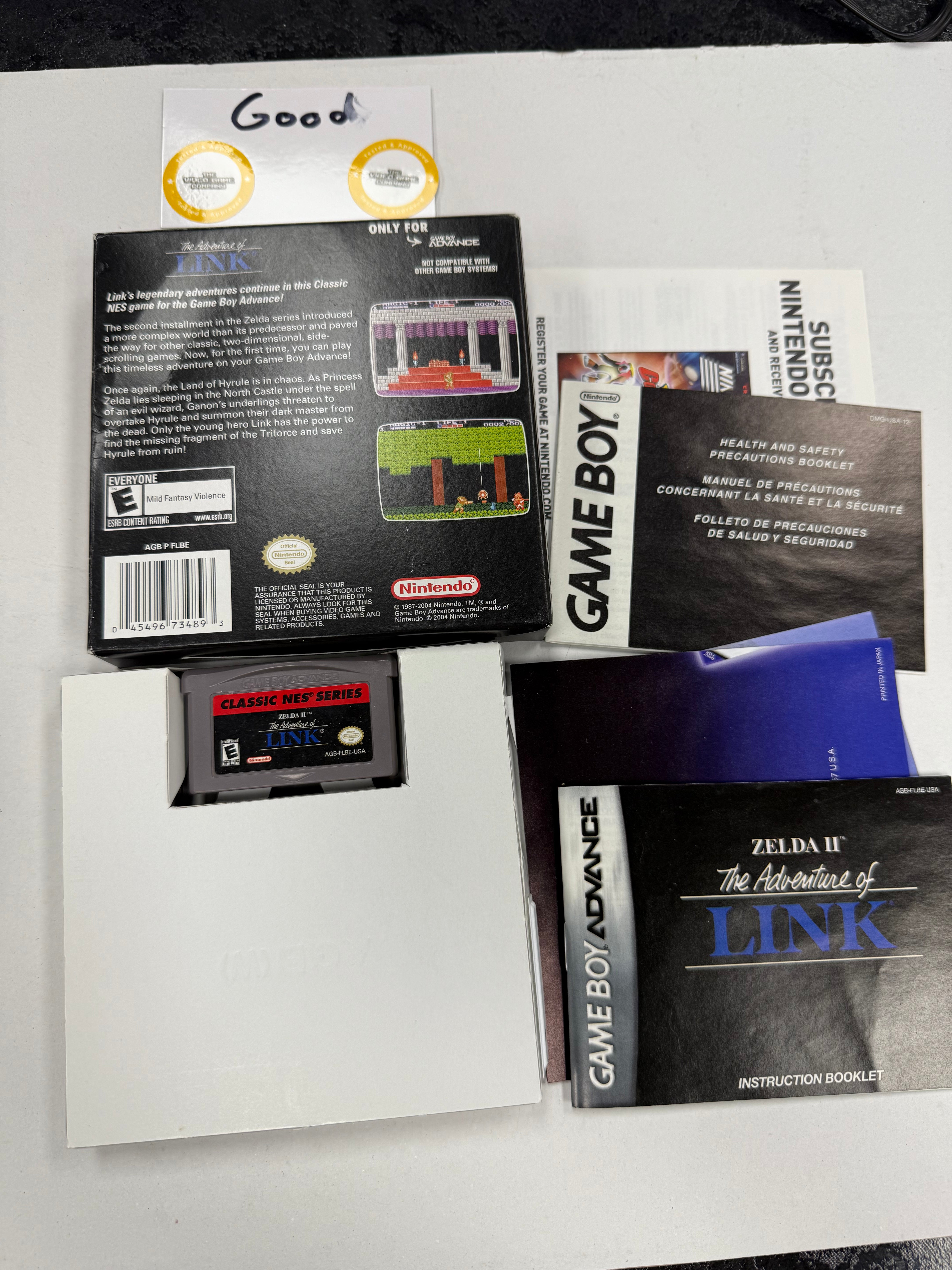 The Legend of Zelda II The Adventure of Link Classic NES Series - Nintendo Game Boy Advance