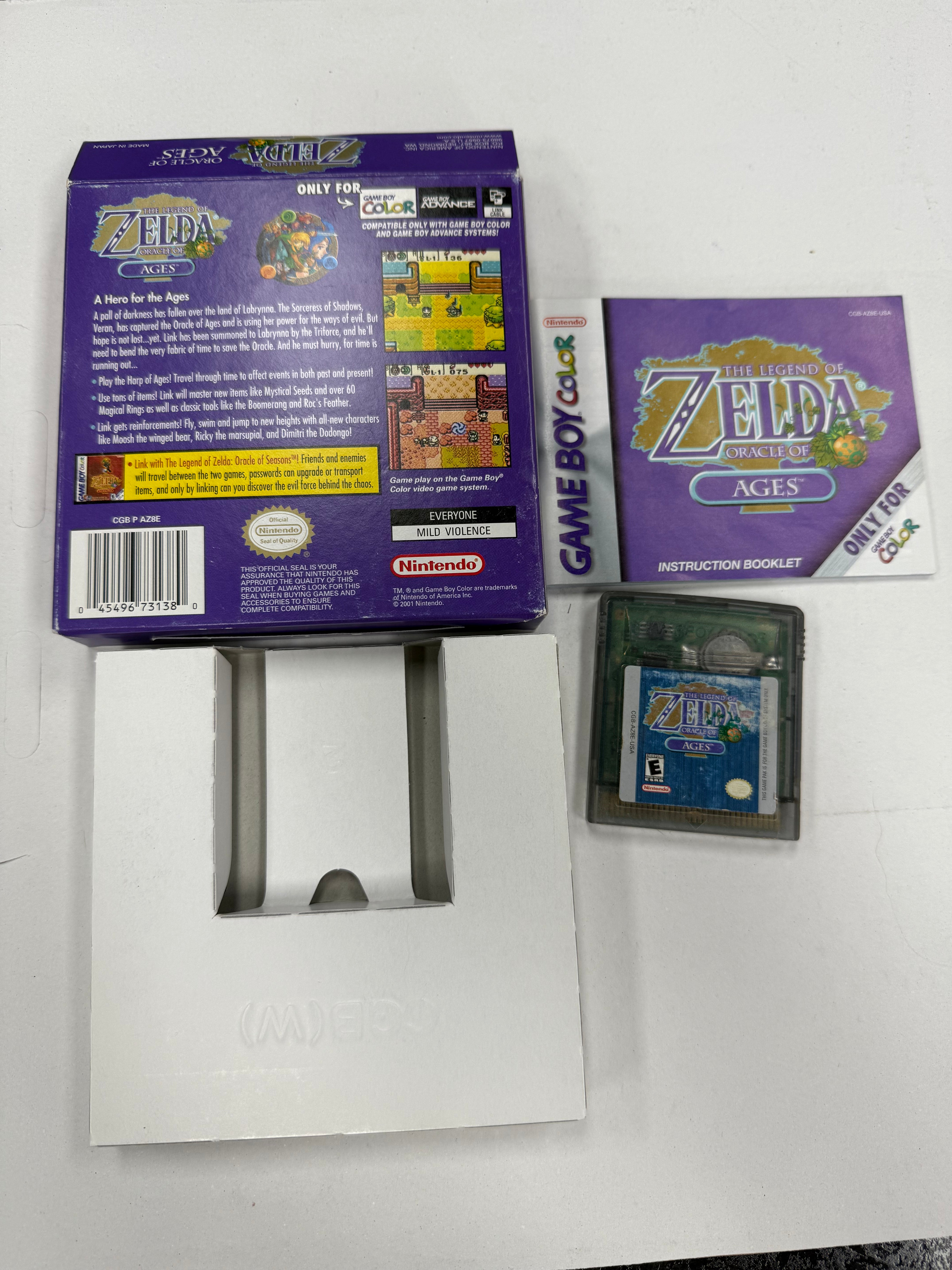 The Legend of Zelda Oracle of Ages - Nintendo Game Boy Color