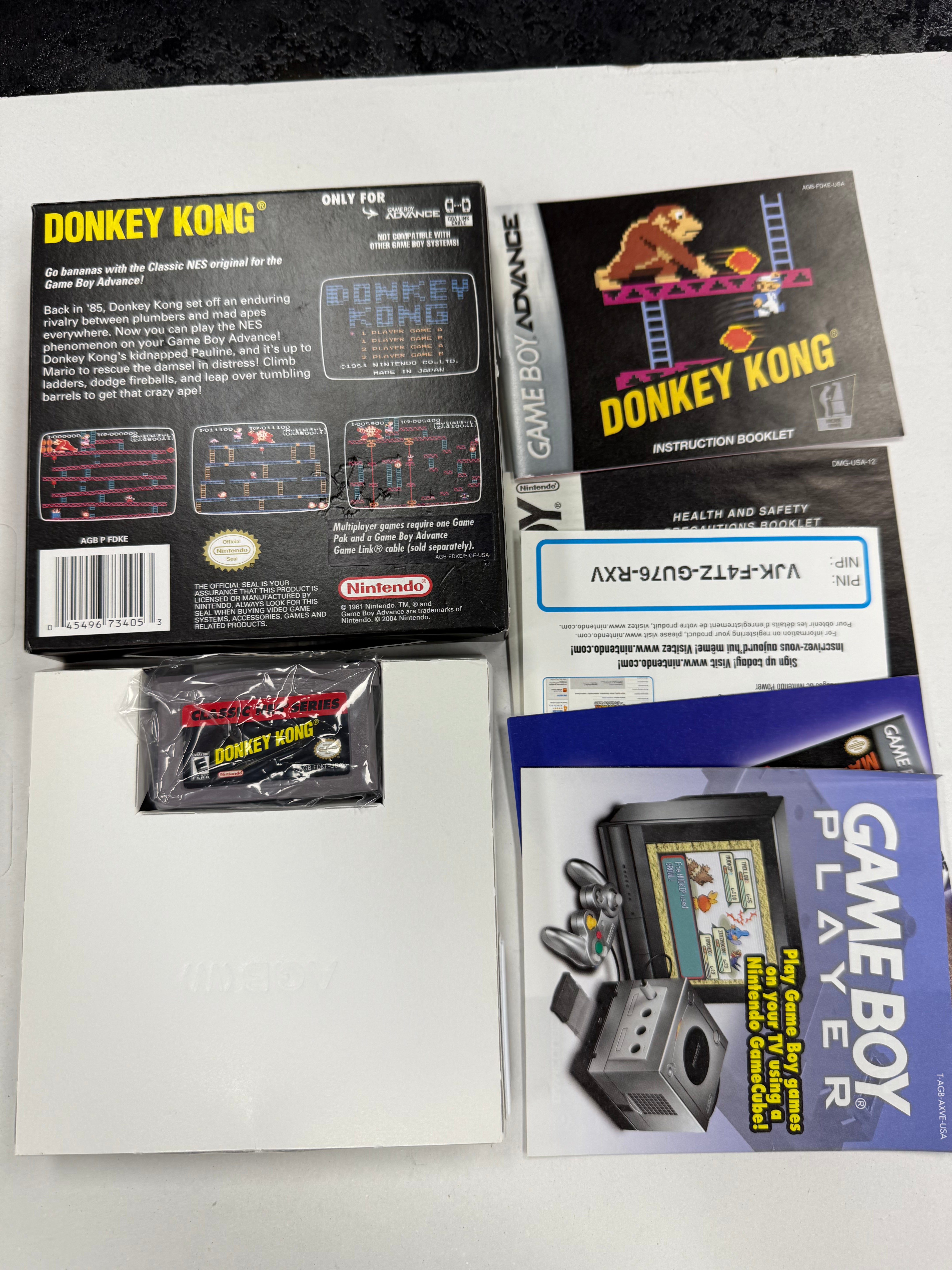 Donkey Kong Classic NES Series - Nintendo Game Boy Advance