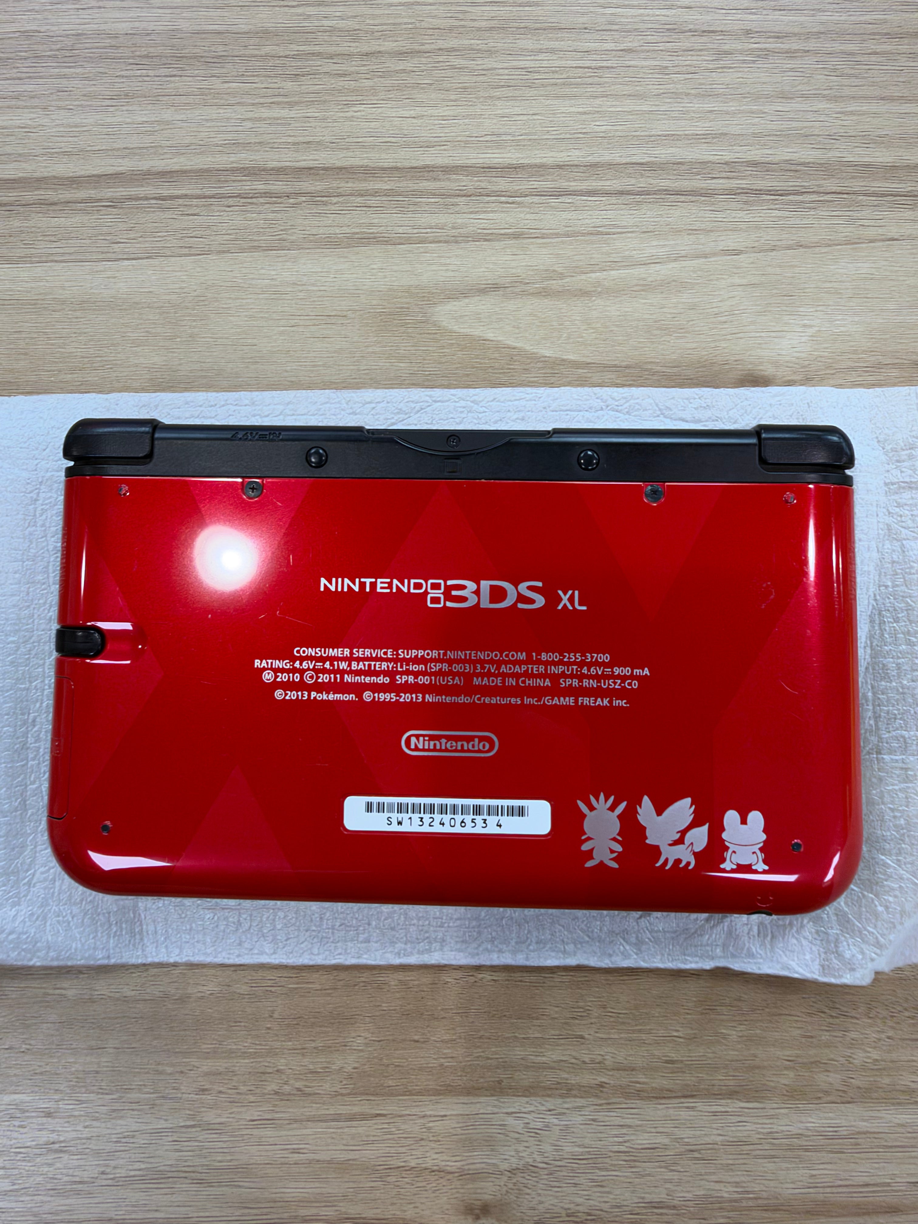 Nintendo Pokémon X & Y Limited Edition 3DS XL (RED) Xerneas + Yveltal