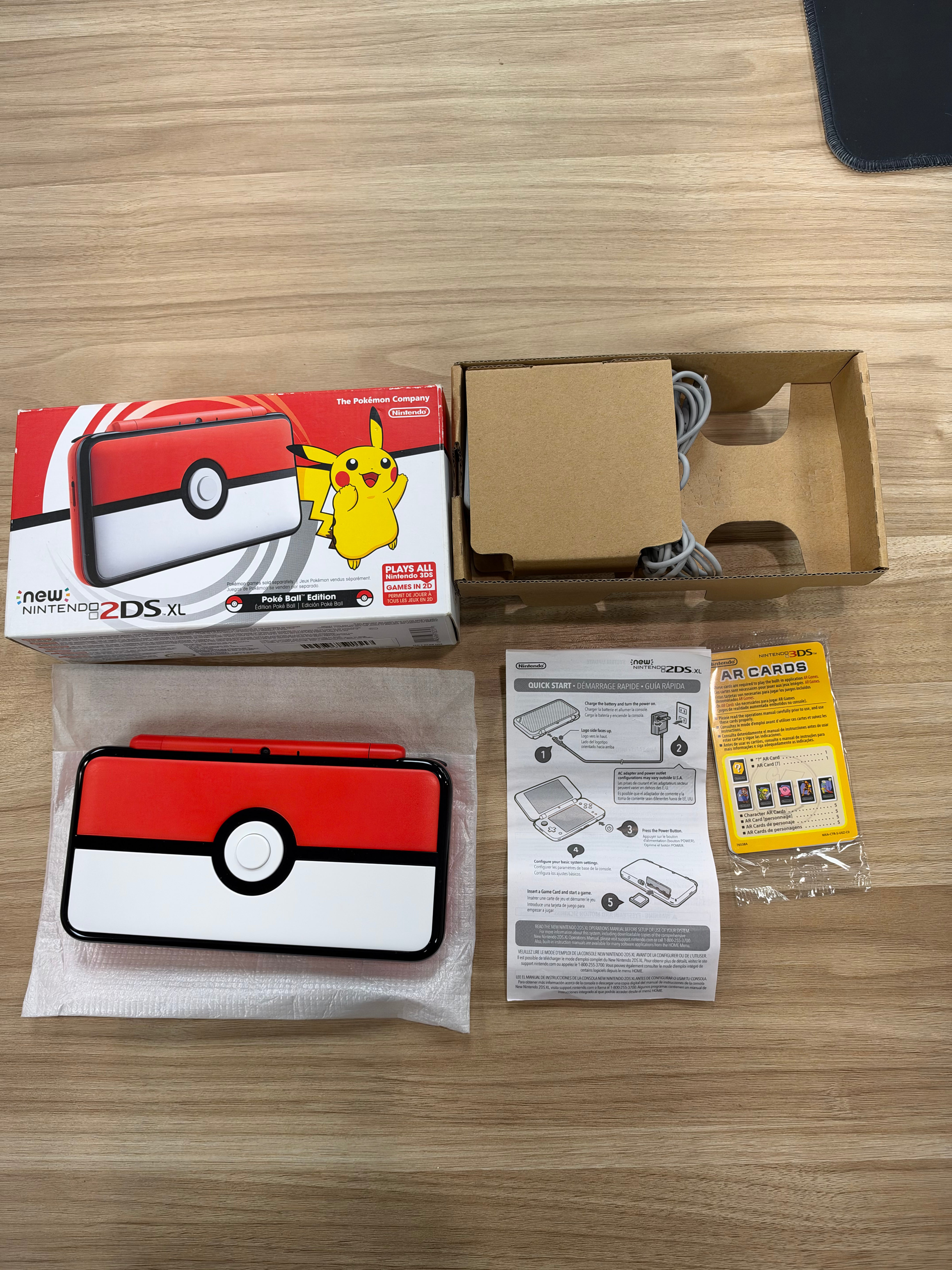 New Nintendo 2DS XL Poke Ball Edition Handheld Console - B