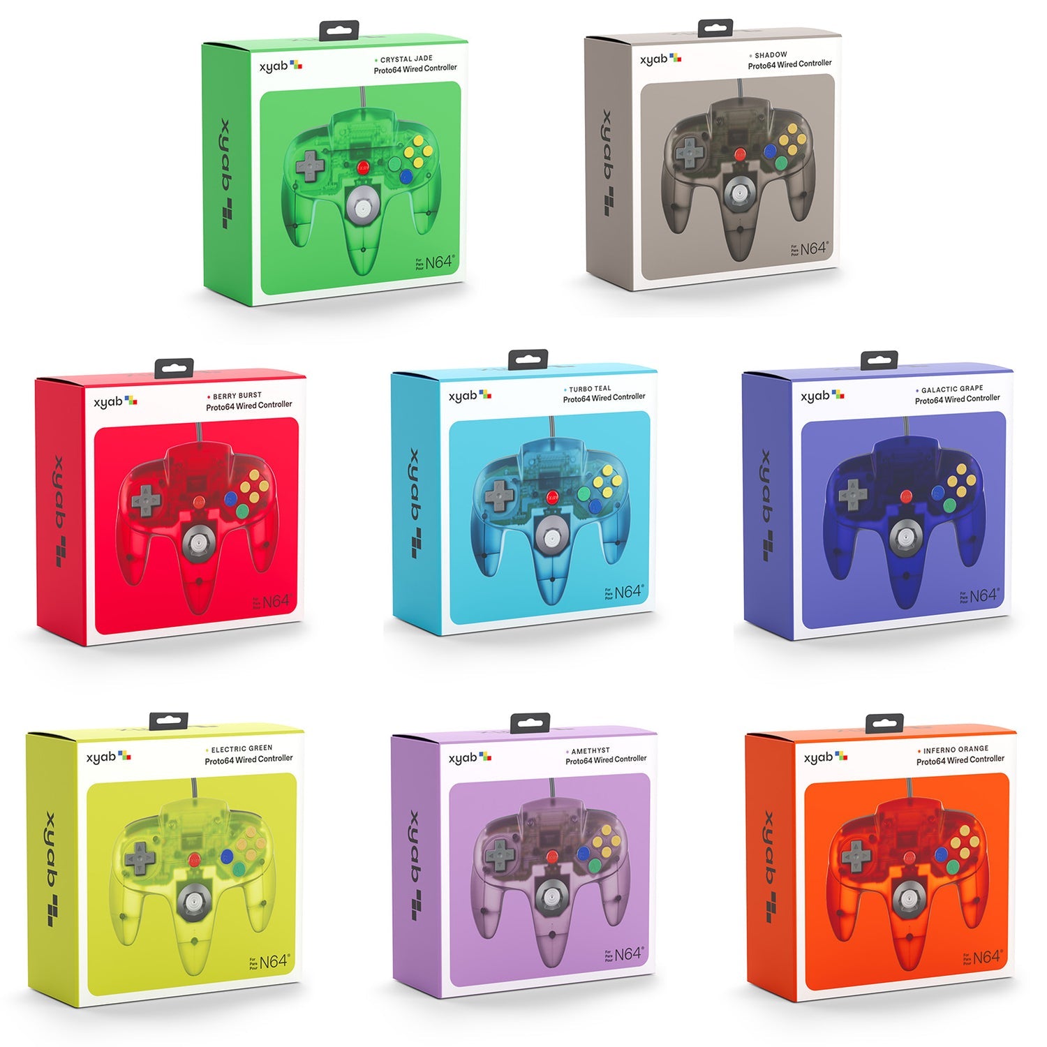 PROTO64 N64 Wired Controllers