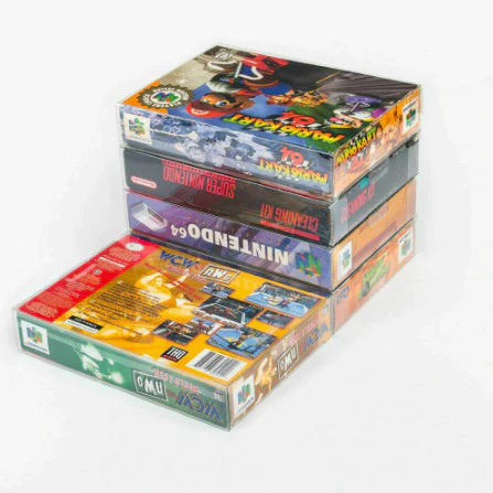 Nintendo N64 & SNES Plastic Box Protectors