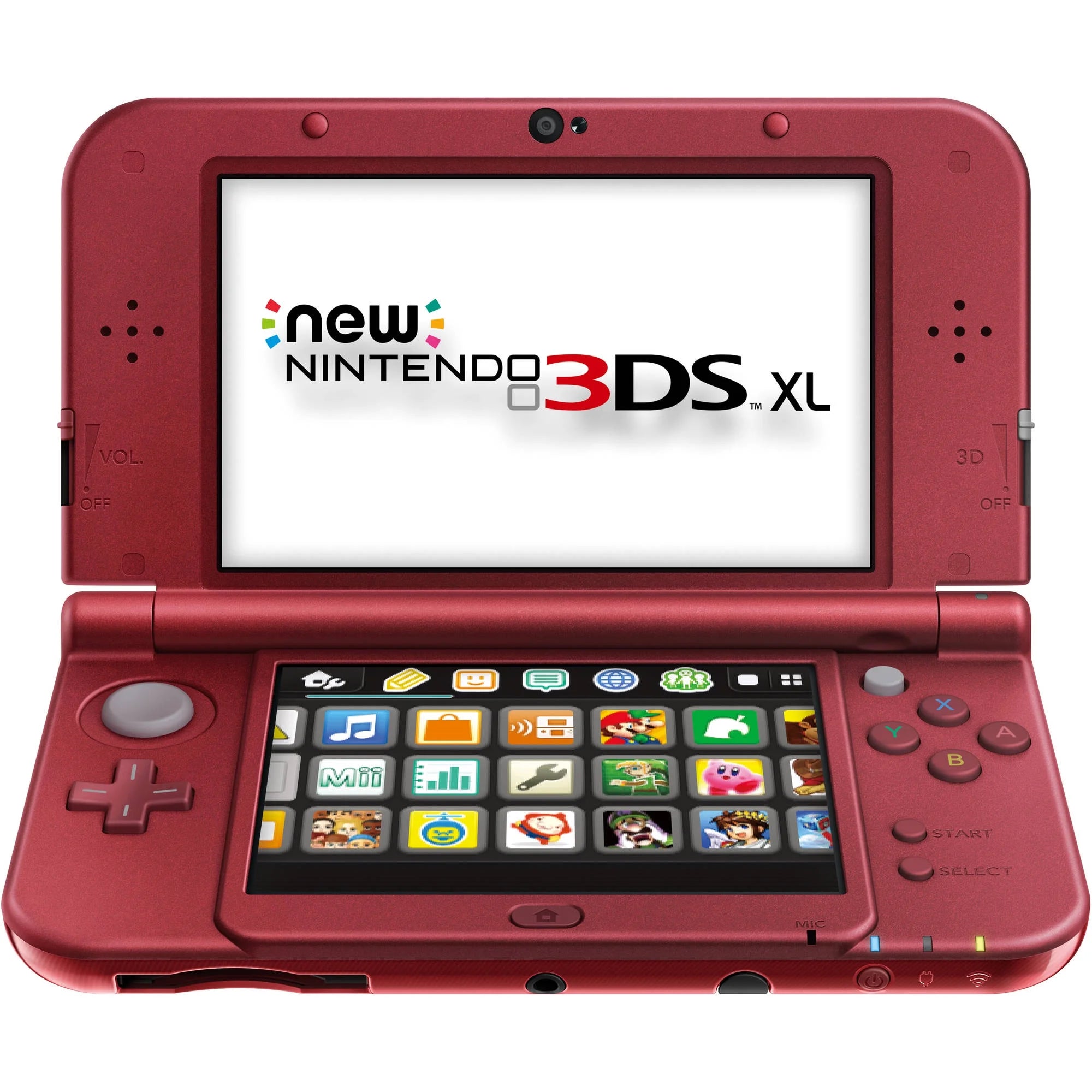 "NEW" Nintendo 3DS XL Red Handheld System