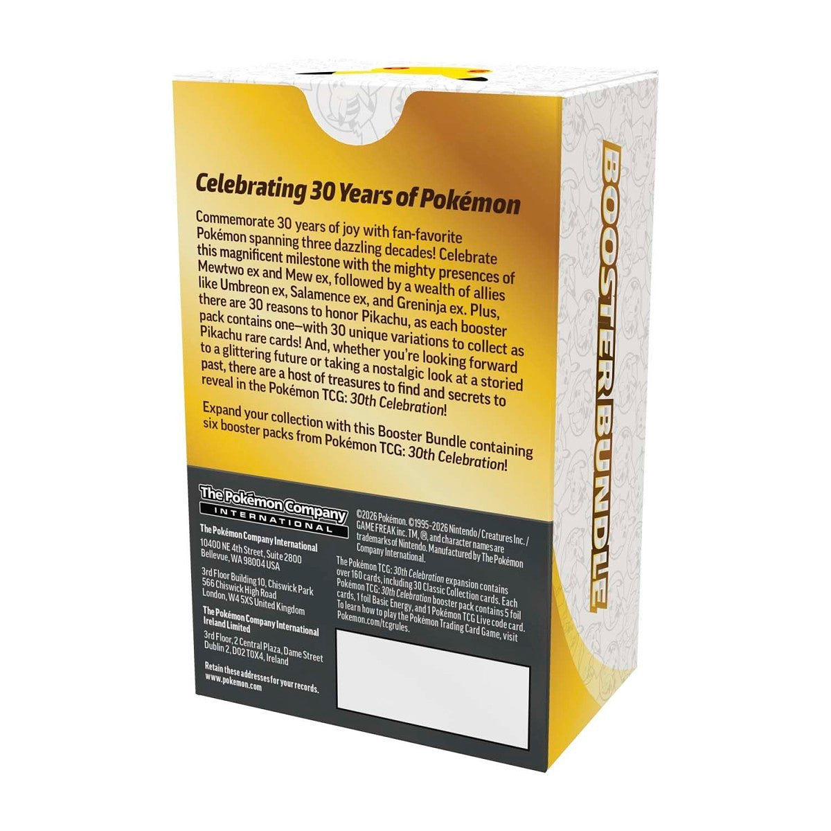 Pokemon - 30th Celebration Booster Bundle