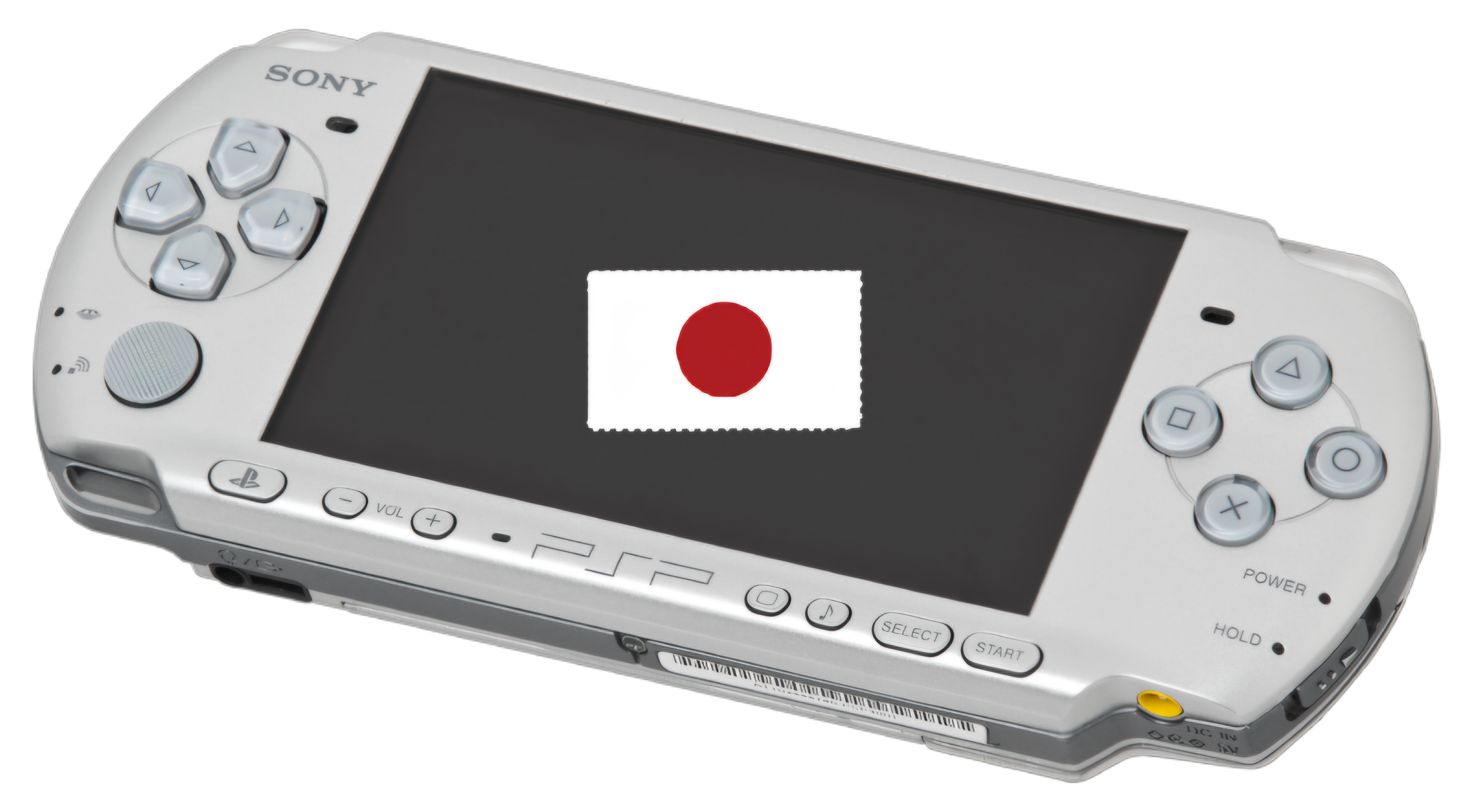 Sony PlayStation Portable PSP Silver Model 3000 Handheld Console (Japanese)