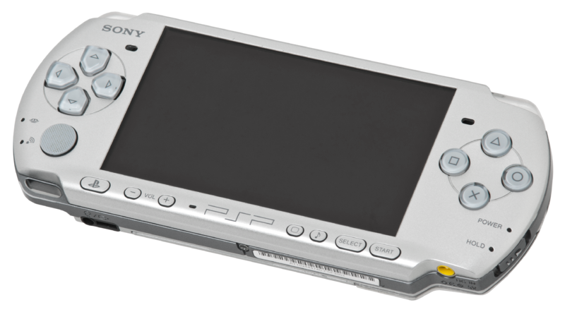 Sony PlayStation Portable PSP Silver Model 2000 Handheld Console