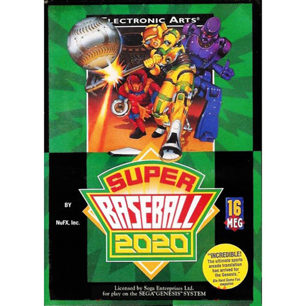 Super Baseball 2020 - Sega Genesis