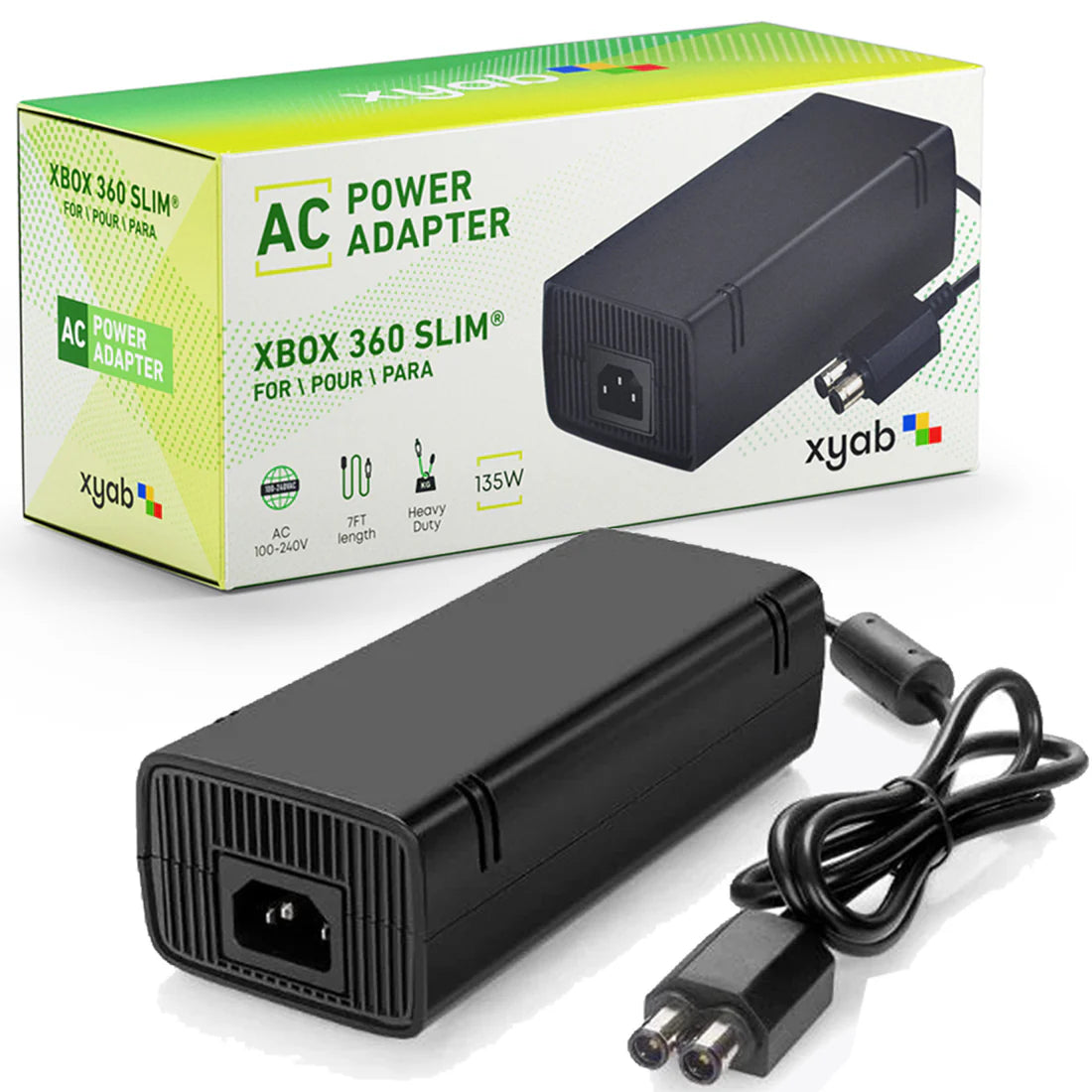 AC Power Adapter for Microsoft Xbox 360 Slim
