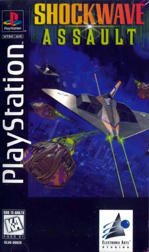 Shockwave Assault Long Box - Sony PlayStation 1 (PS1)