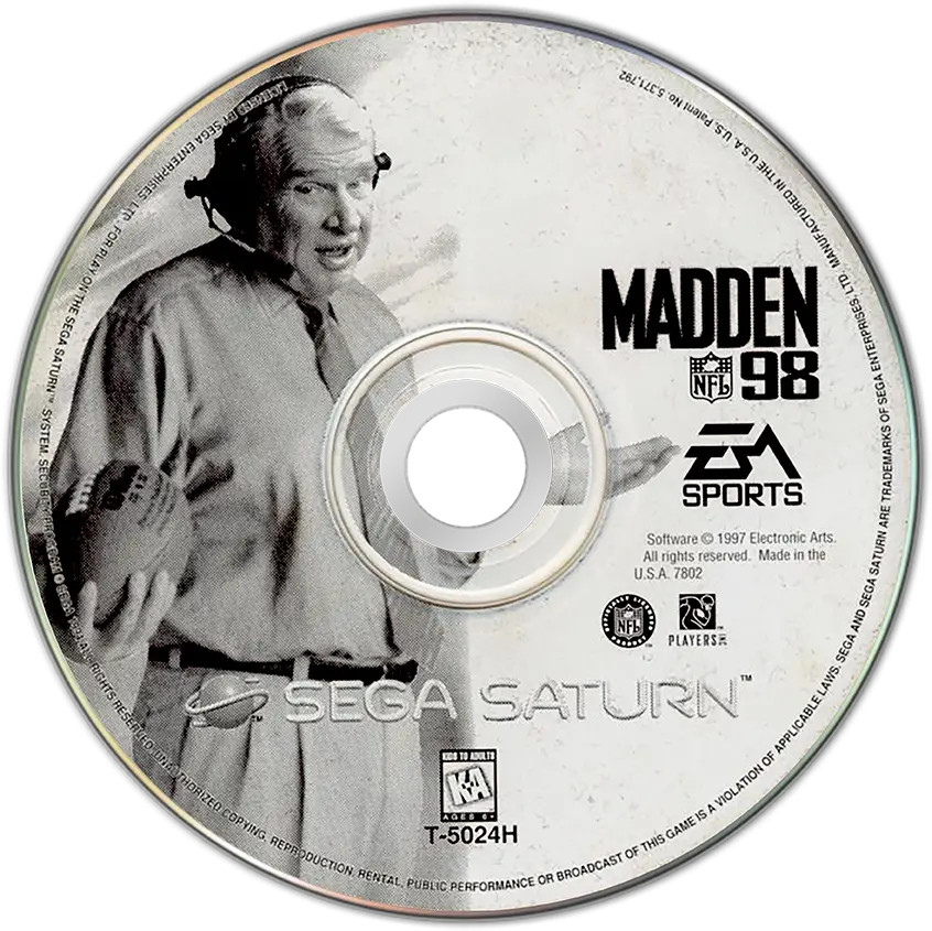 Madden 98 - Sega Saturn