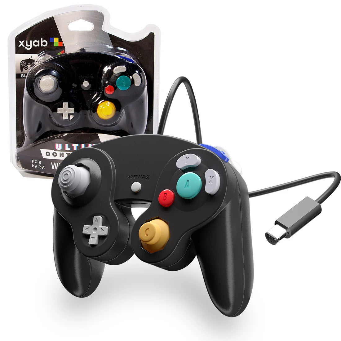 Ultimate Gamecube Black Wired Controller