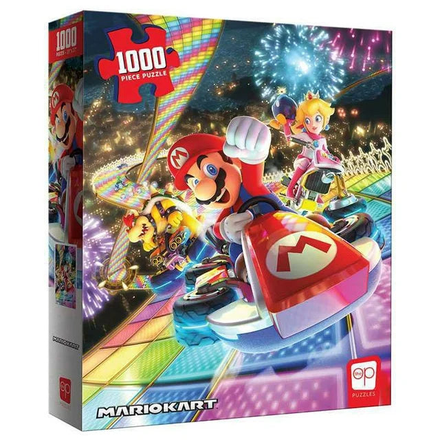 Mario Kart Rainbow Road 1000 piece puzzle - USAopoly