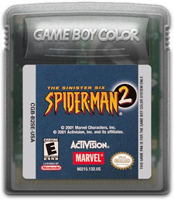 Spider-Man 2 The Sinister Six - Nintendo Game Boy Color