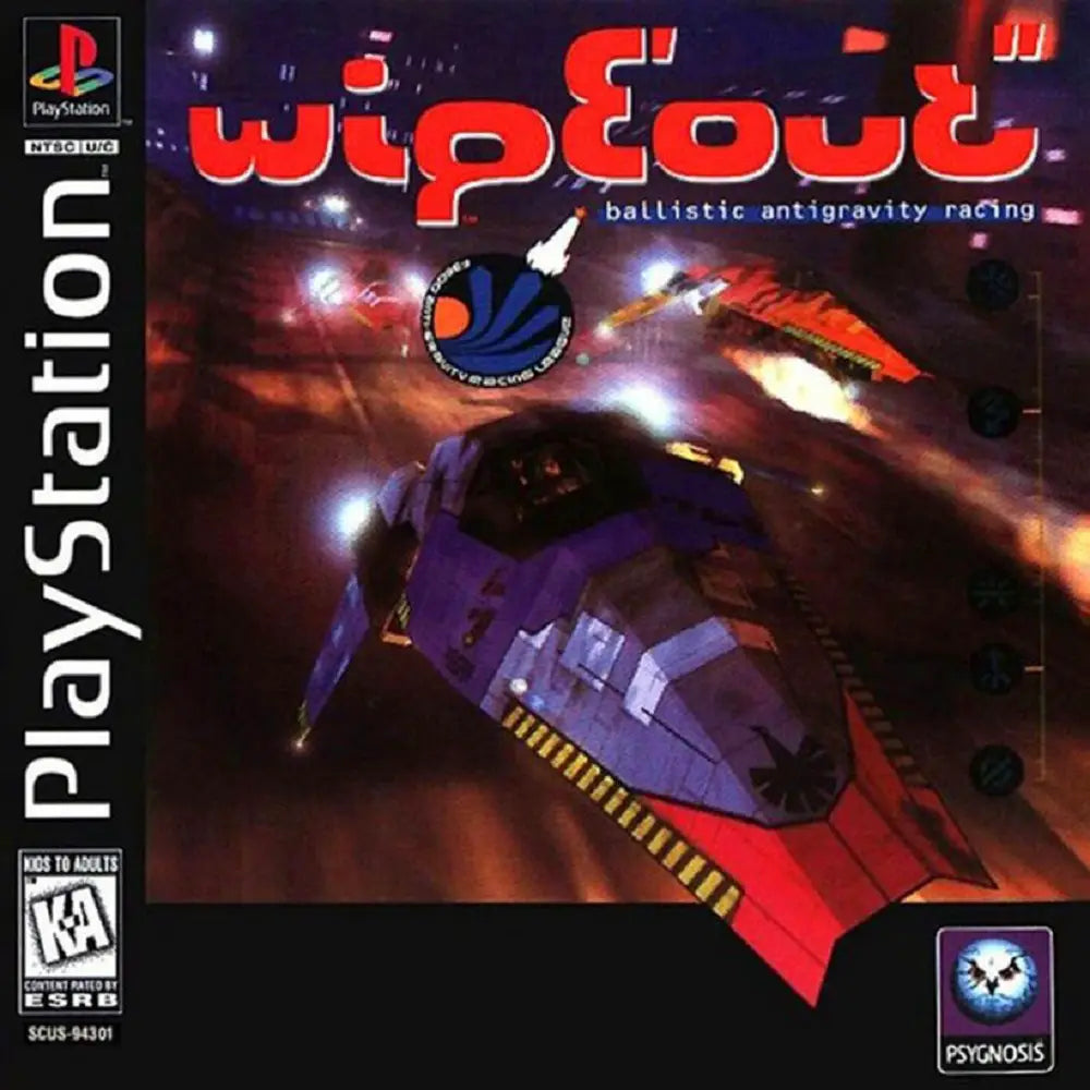 Wipeout - Sony PlayStation 1 (PS1)
