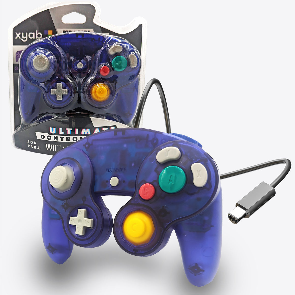 Ultimate Gamecube Grape Wired Controller