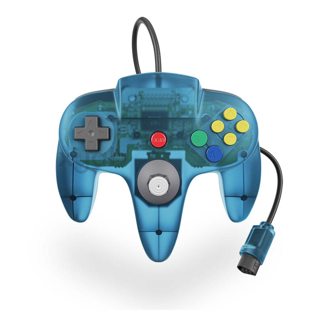 PROTO64 Wired Controller - Turbo Teal For Nintendo N64