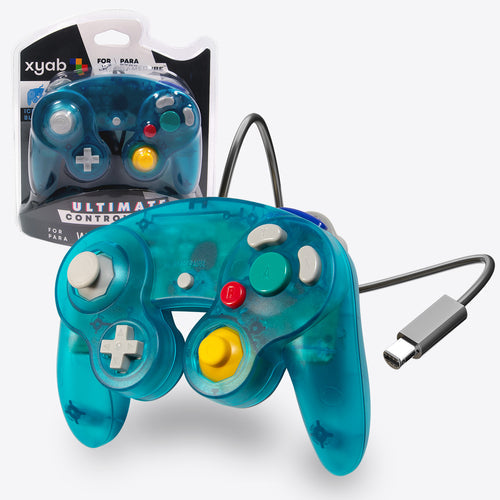 Ultimate Gamecube Ice Blue Wired Controller