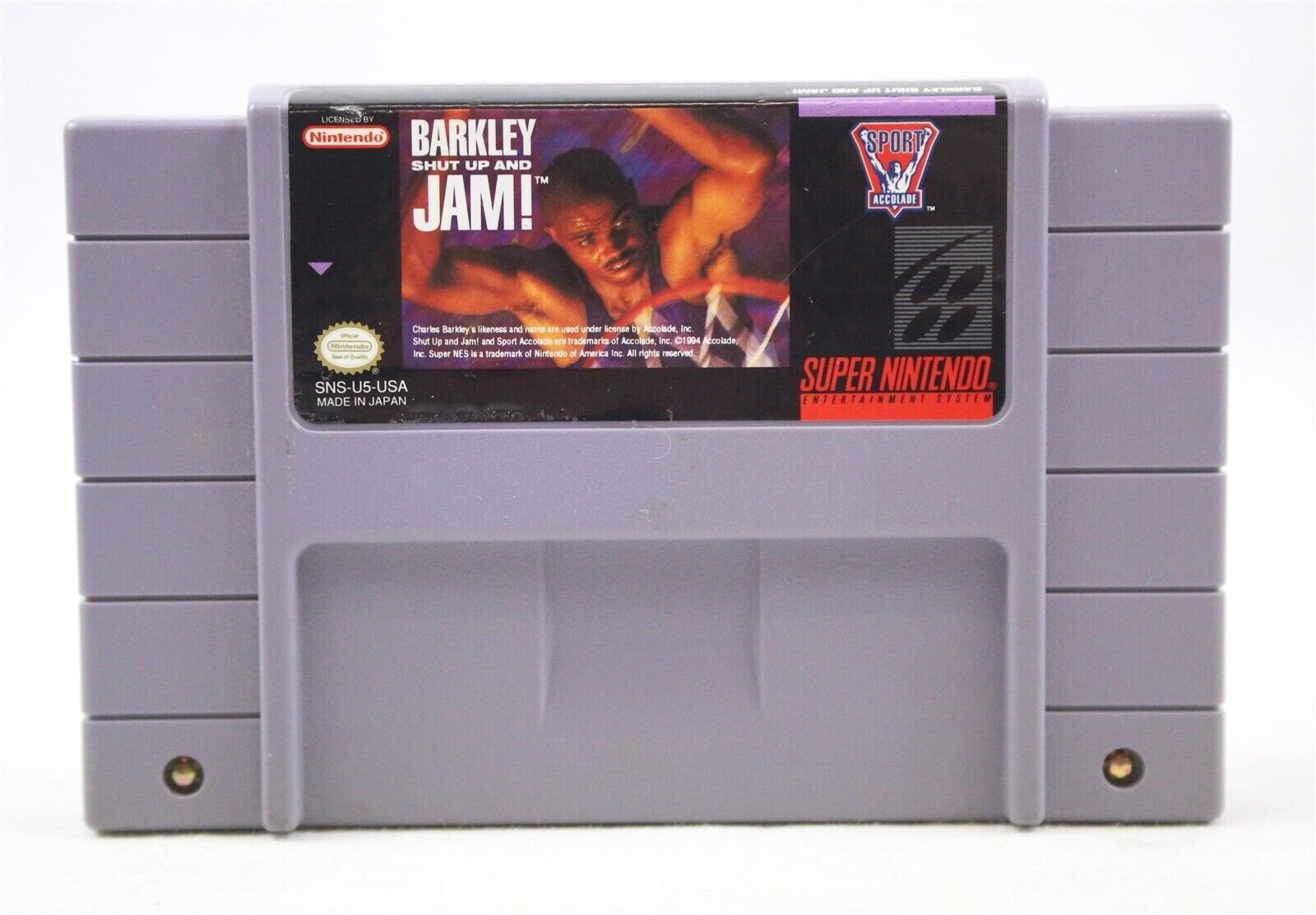 Barkley: Shut Up And Jam! - Nintendo SNES