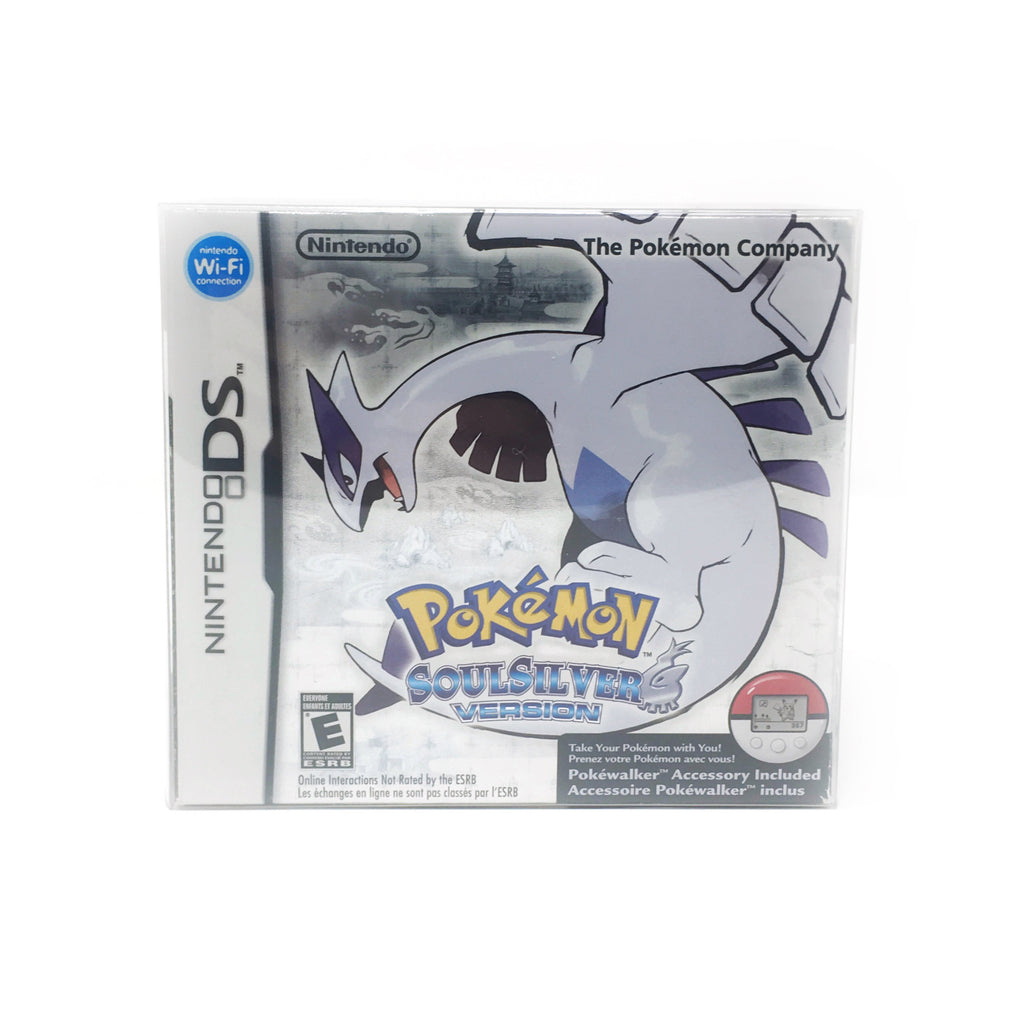 Plastic Protector For Big Box - Pokemon Heart Gold / Soul Silver Nintendo DS