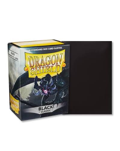 Classic Black Card Sleeves - Dragon Shield