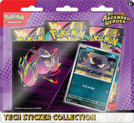 Pokemon- Ascended Heroes Tech Sticker Collection (Gastly)
