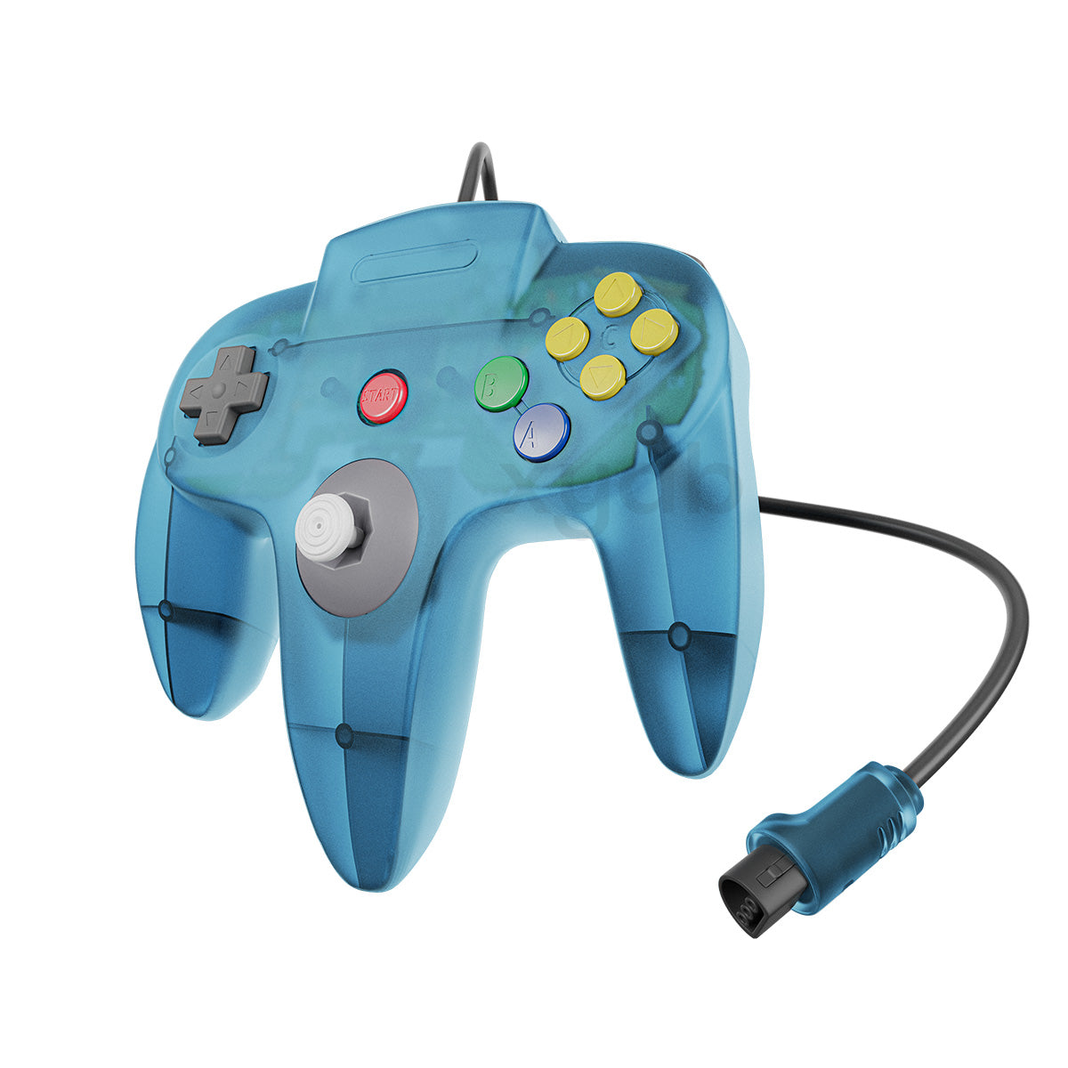 PROTO64 Wired Controller - Turbo Teal For Nintendo N64