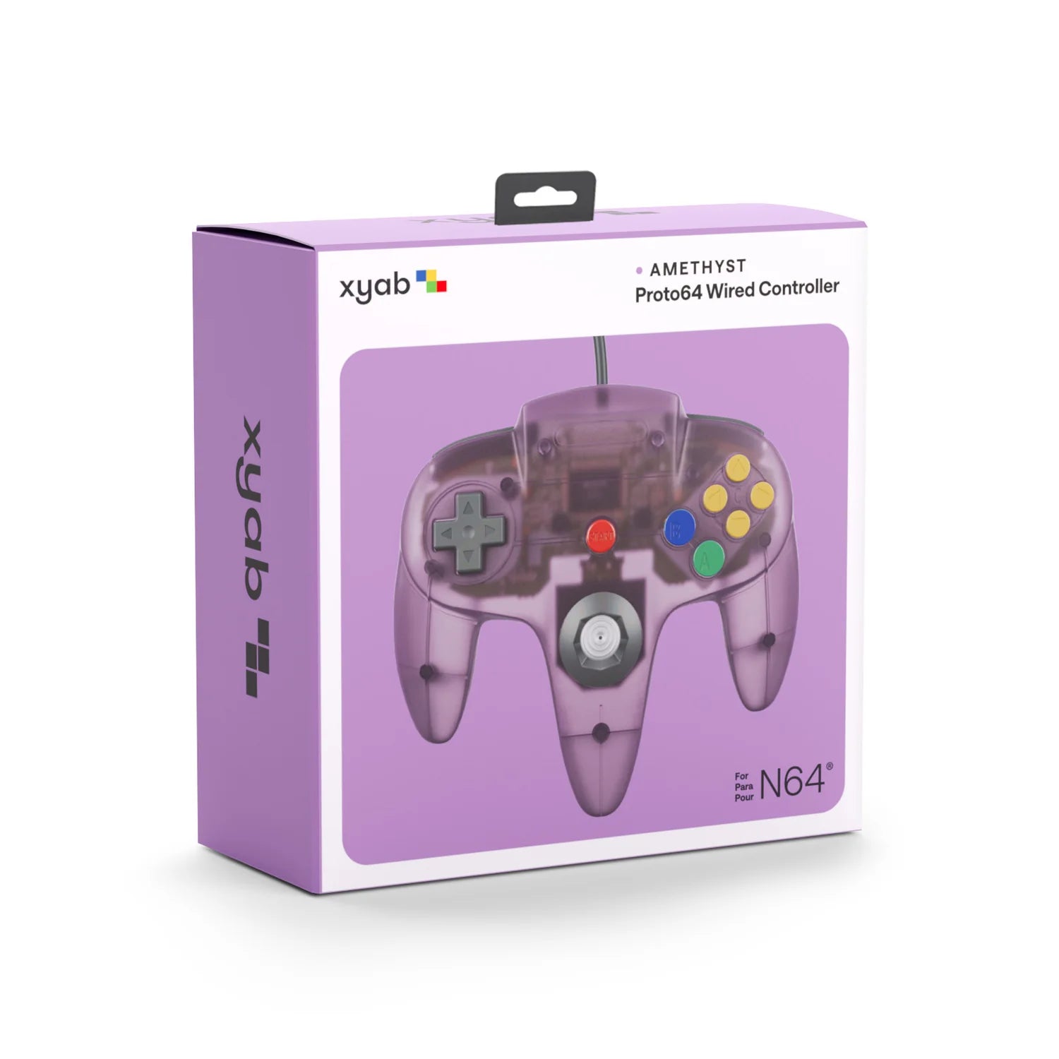PROTO64 Wired Controller - Amethyst For Nintendo N64