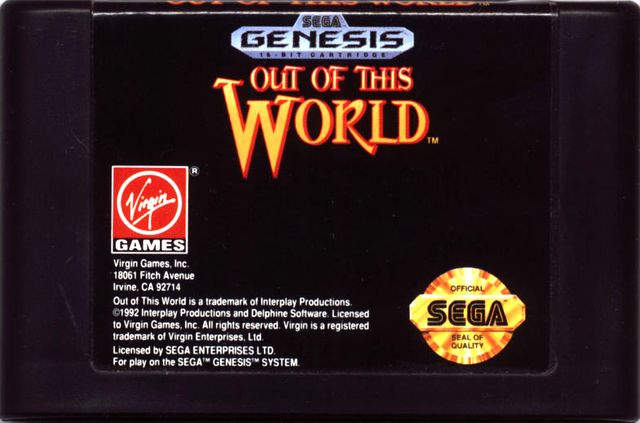 Out of This World - Sega Genesis