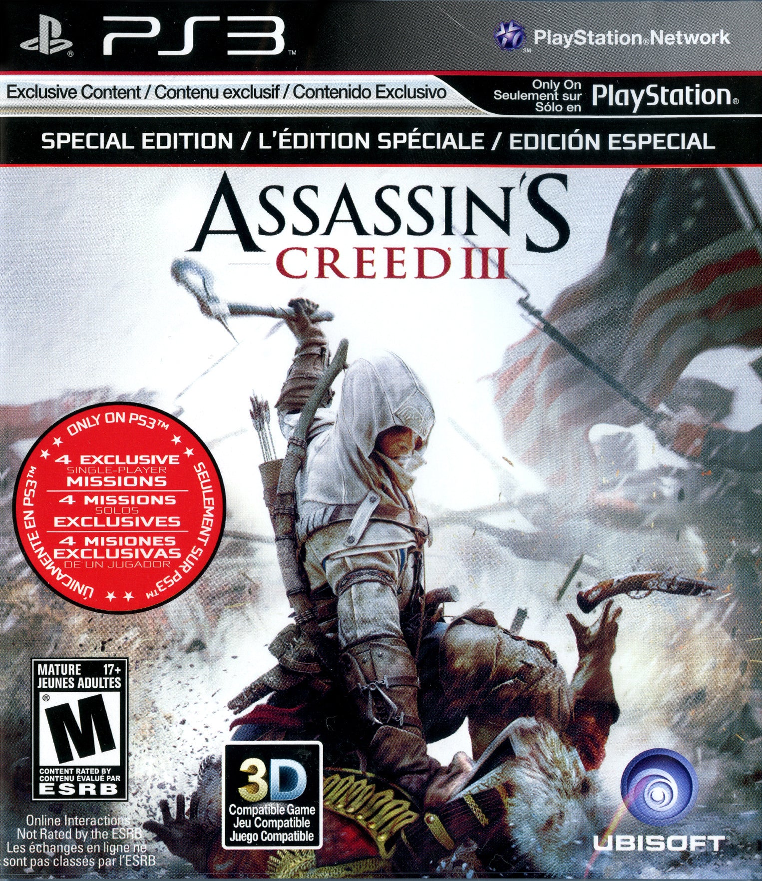 Assassin's Creed III - Sony PlayStation 3 (PS3)
