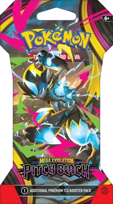 Pokemon TCG - Mega Evolution - Pitch Black - Sleeved Booster Pack