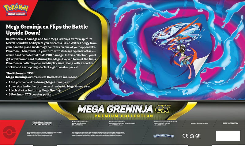 Pokemon TCG - Mega Evolution - Mega Greninja ex Premium Collection Box