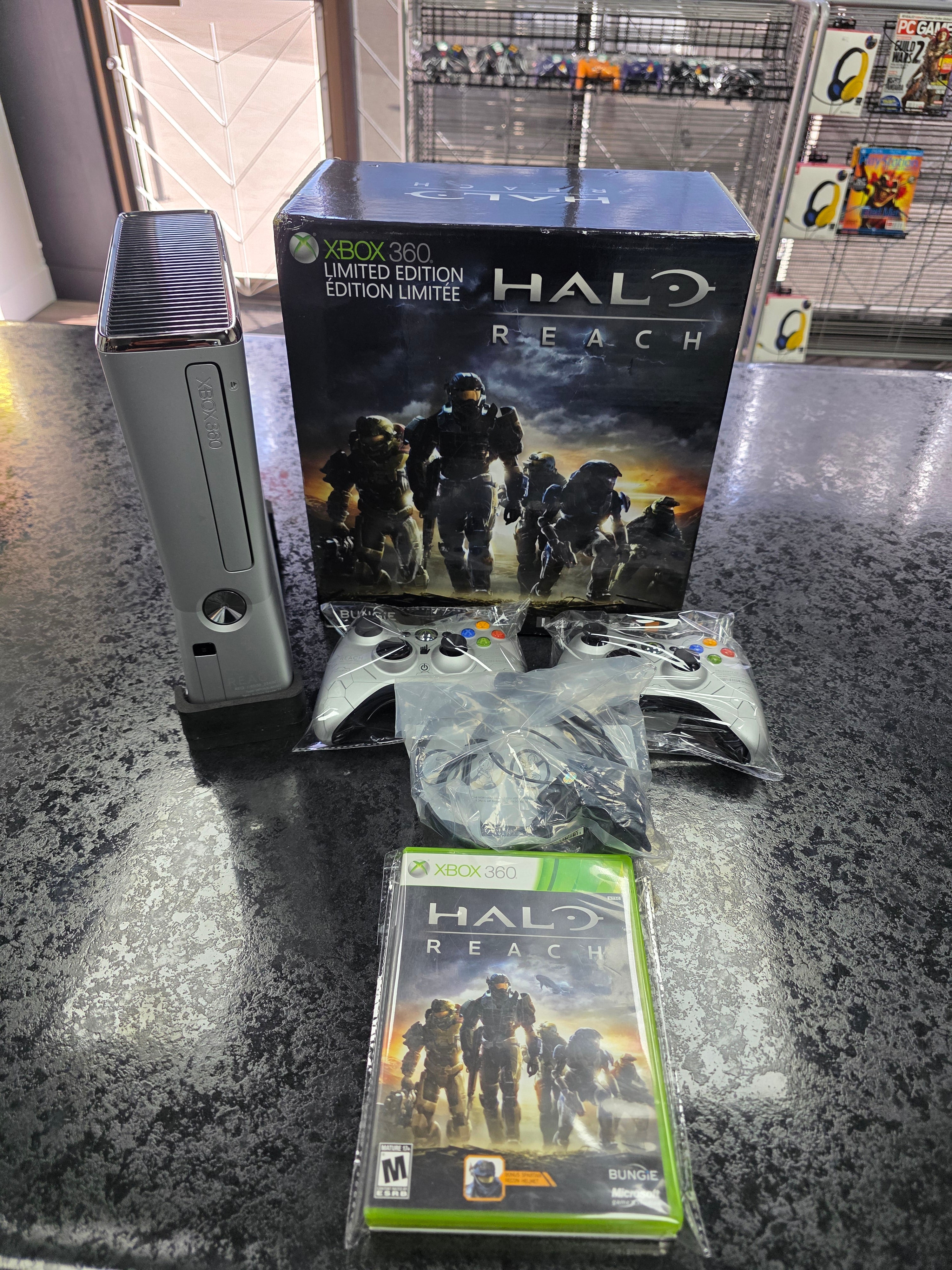 CIB Microsoft Xbox 360 Slim Limited Edition Halo Reach