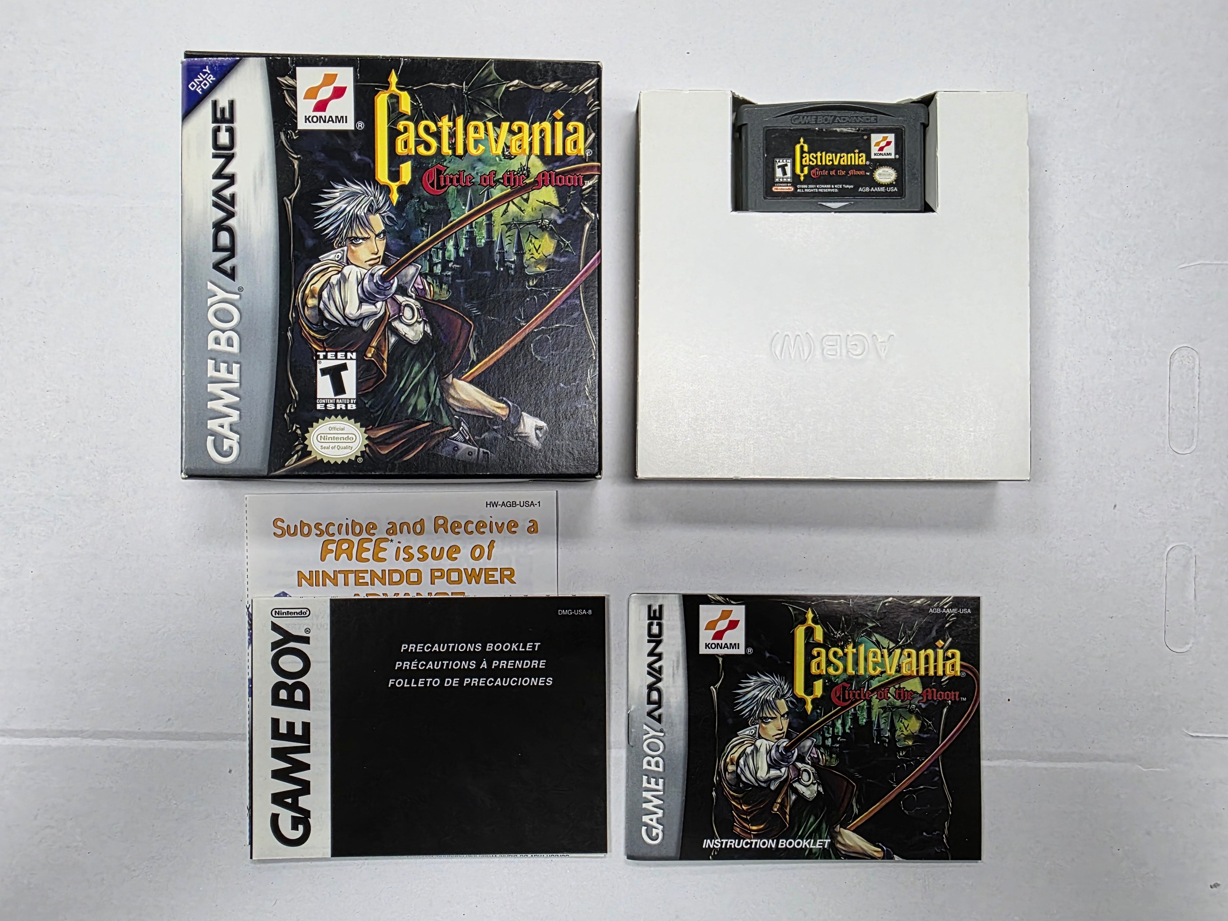 Castlevania Circle of the Moon - Nintendo Game Boy Advance