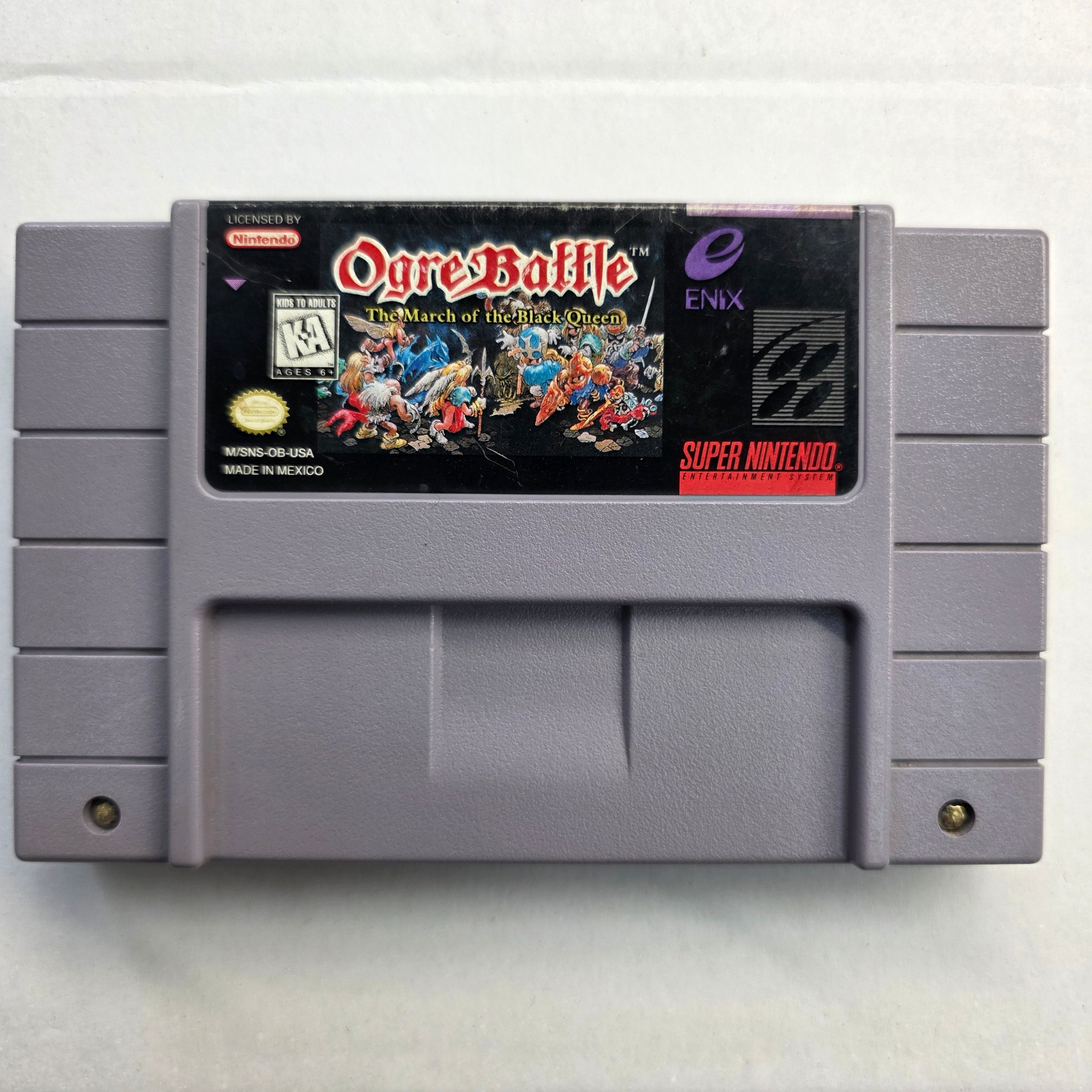 Ogre Battle The March of the Black Queen - Nintendo SNES