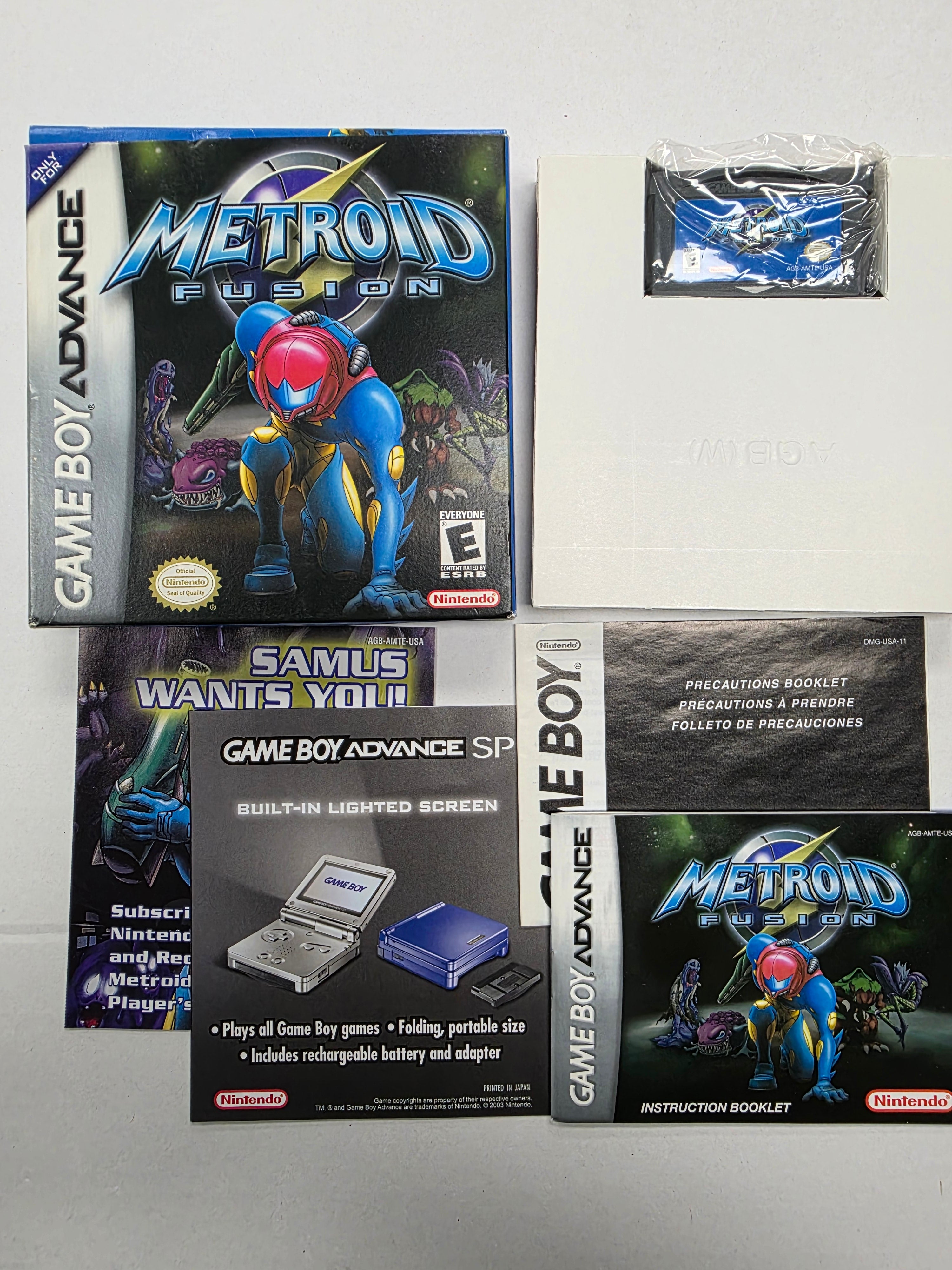 Metroid Fusion - Nintendo Game Boy Advance