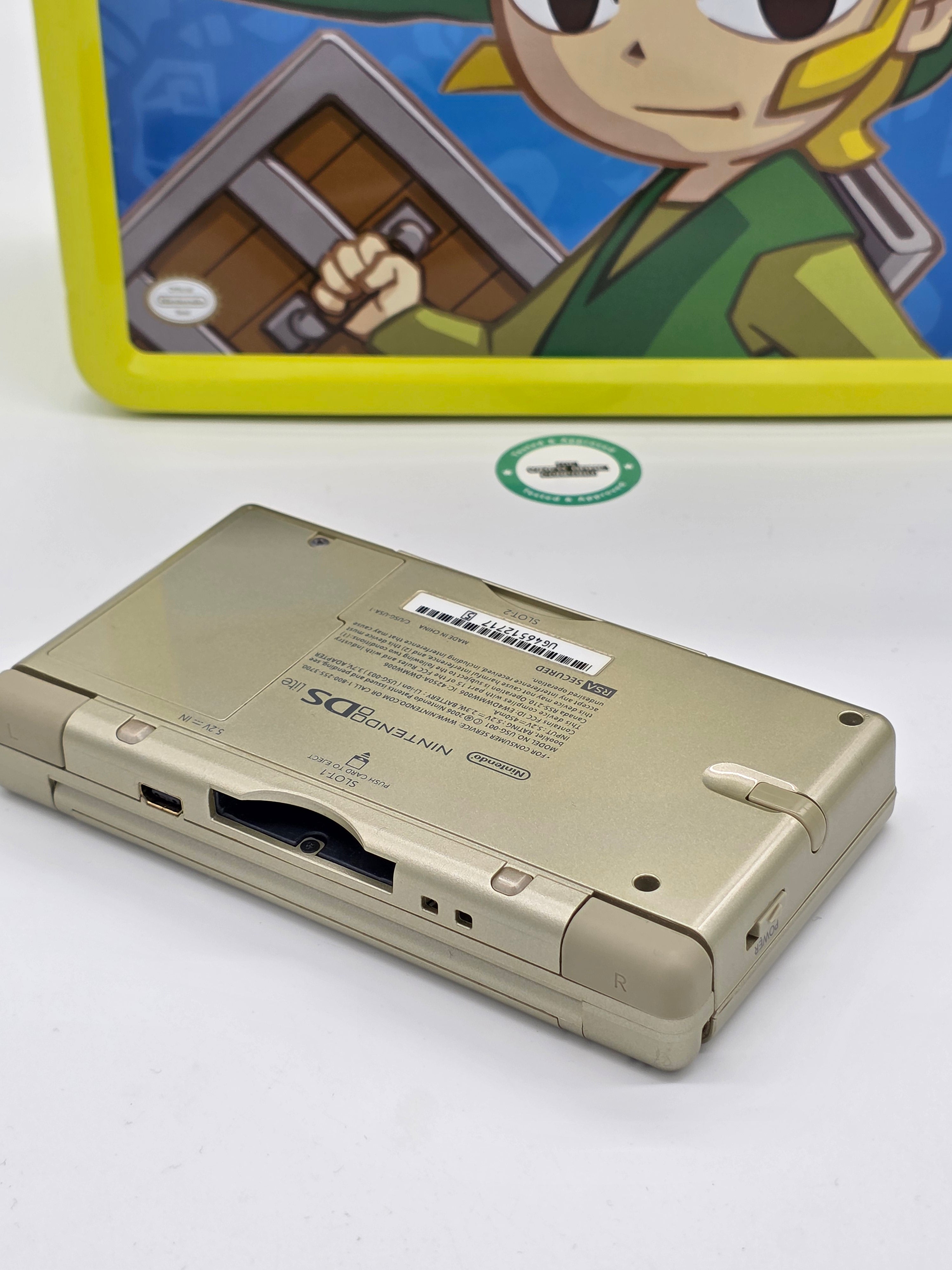 Nintendo DS Lite Zelda Handheld Console + Lunch Box